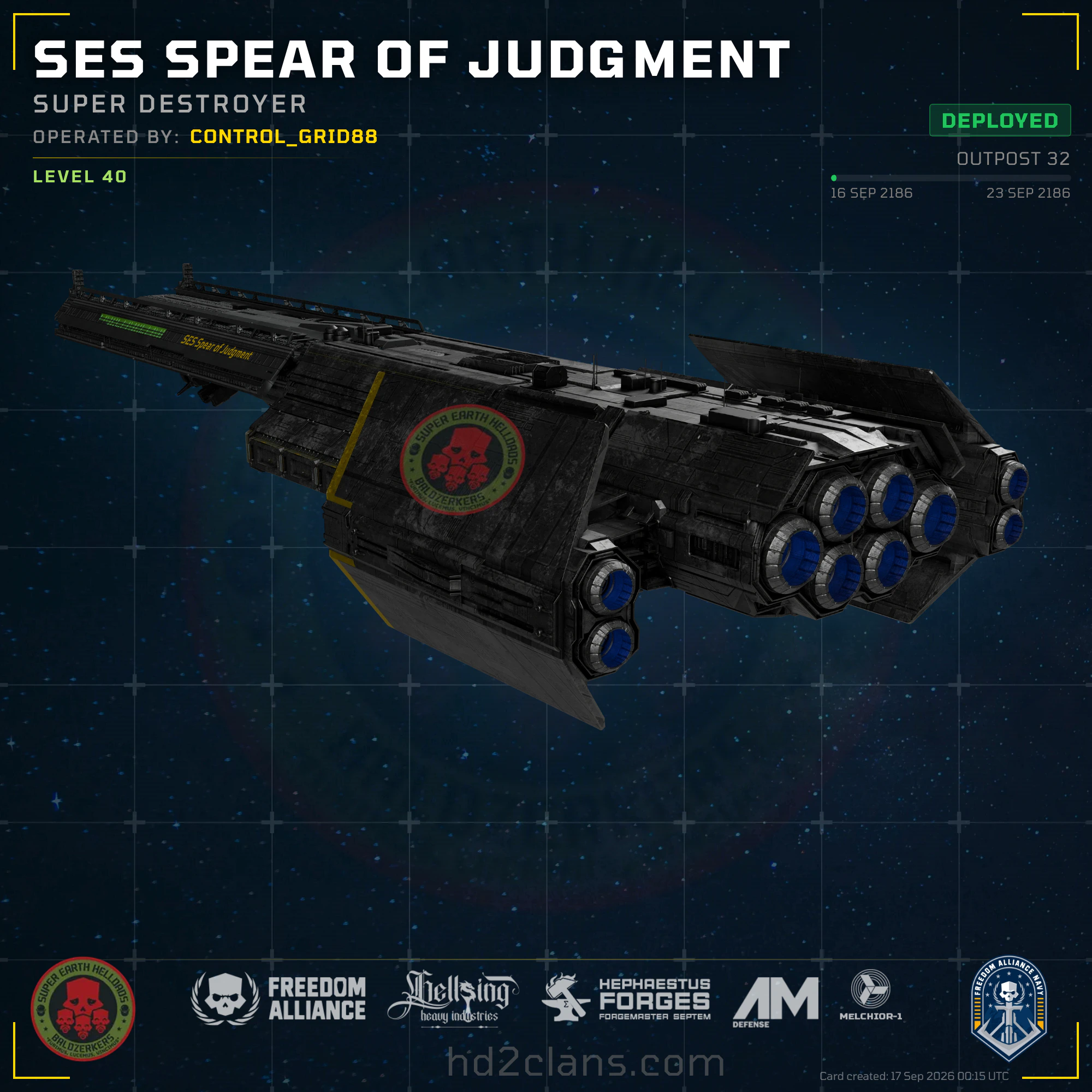 SES Spear of Judgment