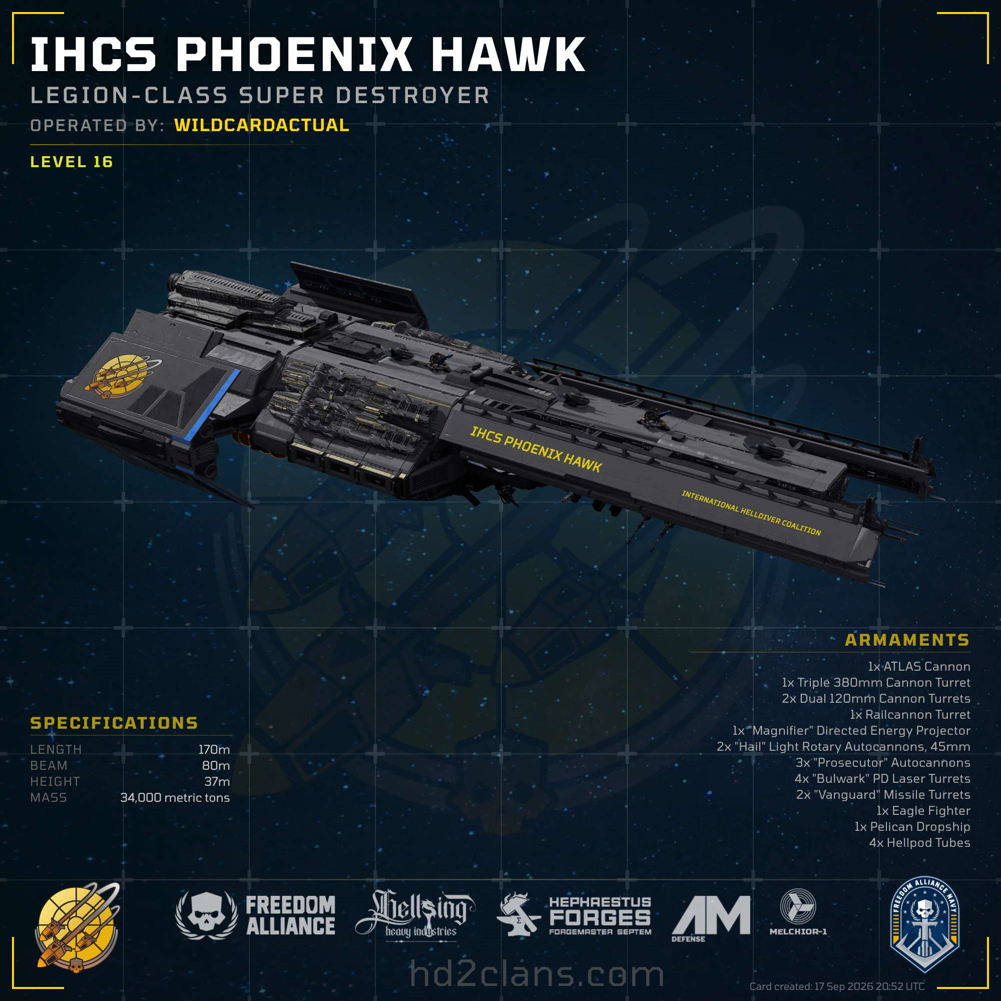 IHCS Phoenix Hawk