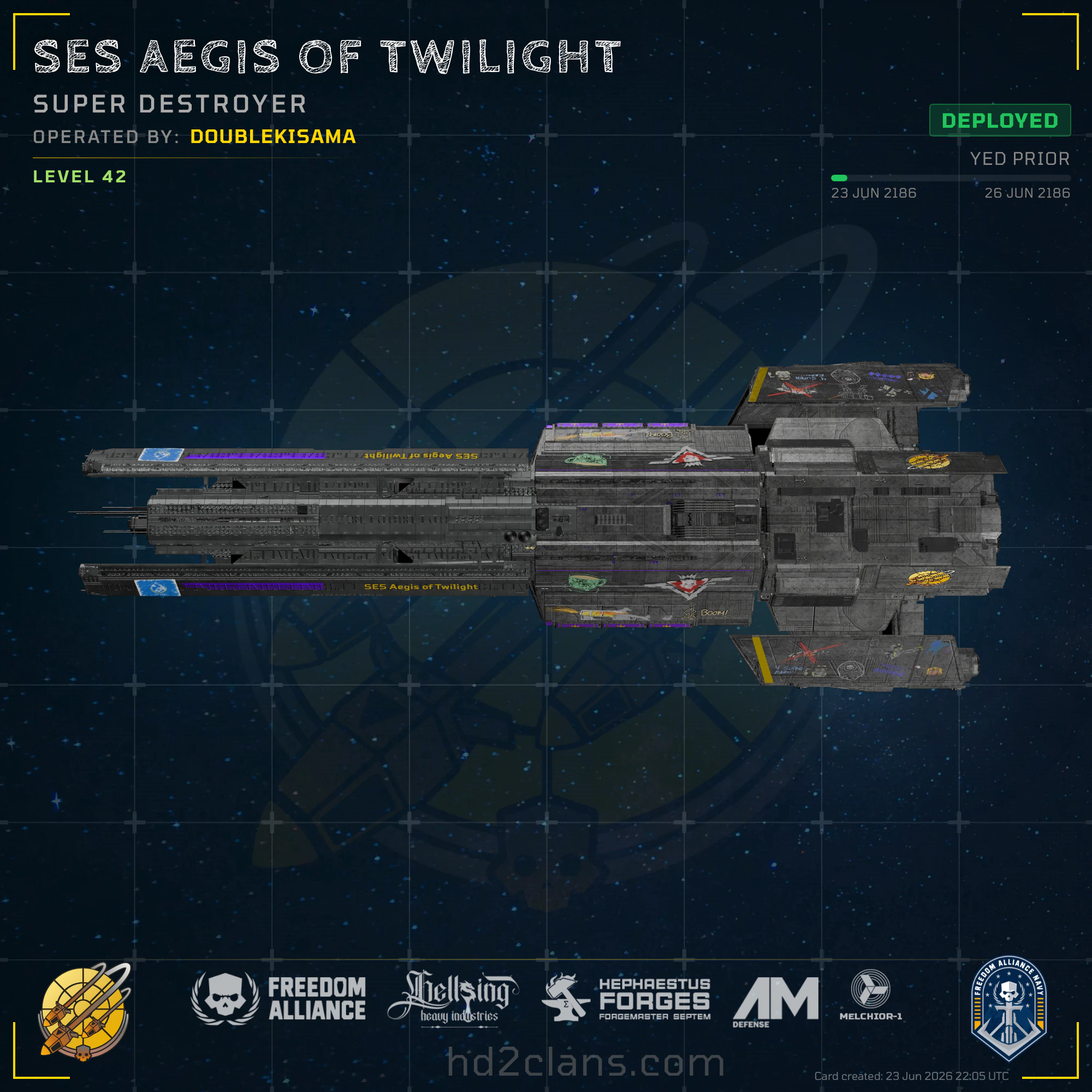 SES Aegis of Twilight