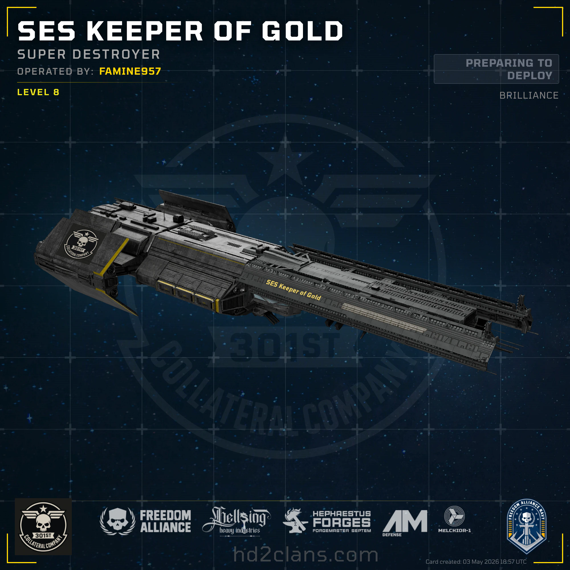 SES Keeper of Gold
