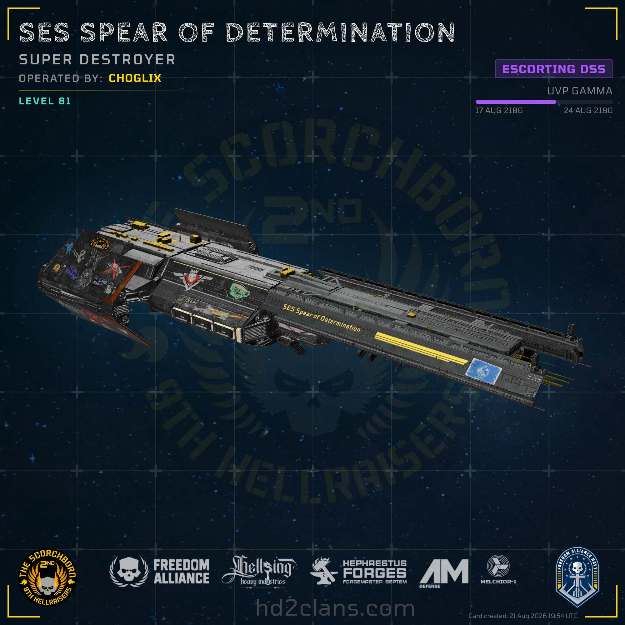 SES Spear of Determination