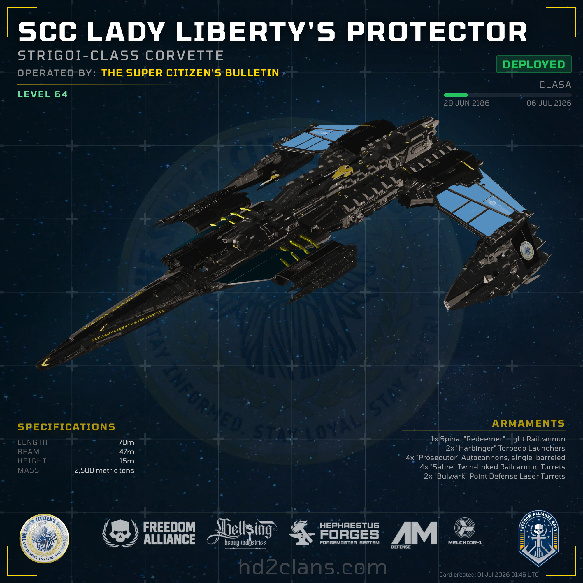 SCC Lady Liberty's Protector