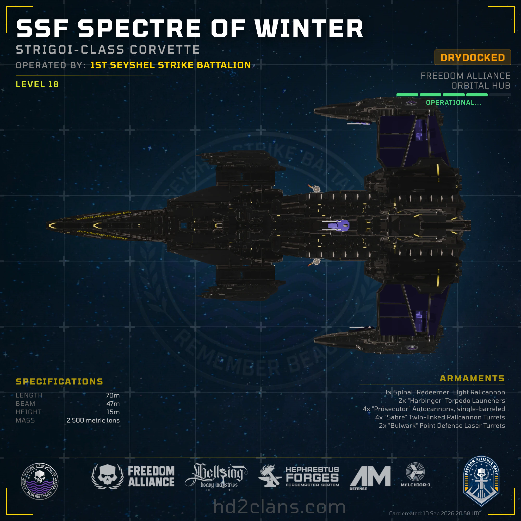 SSF Spectre of Winter