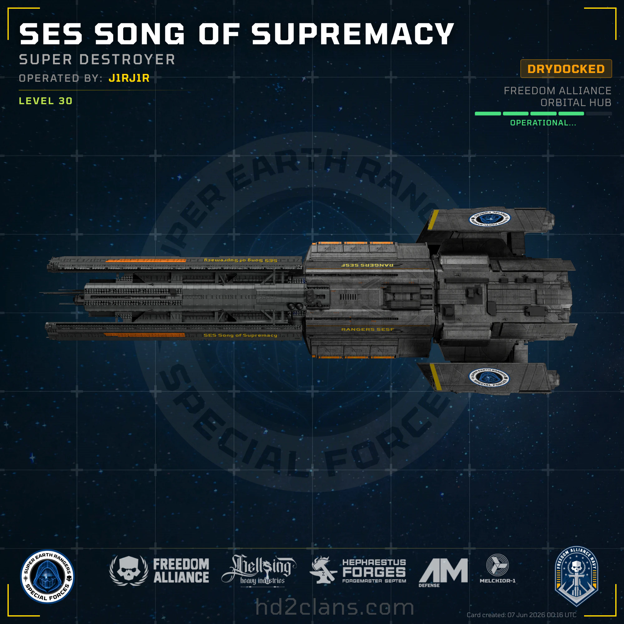 SES Song of Supremacy