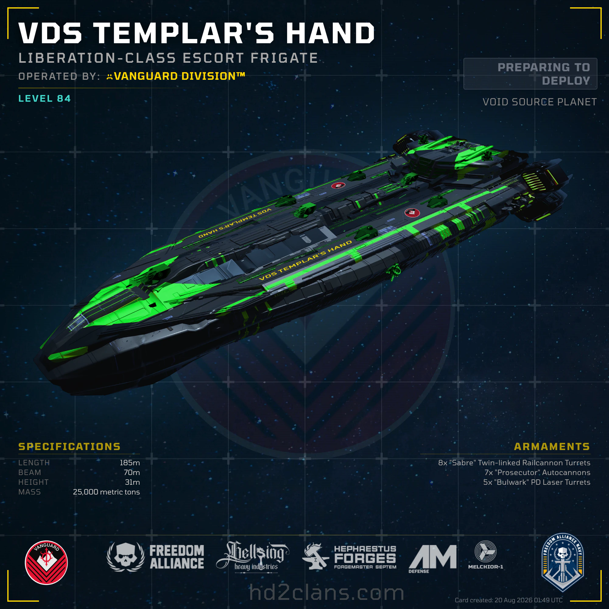 VDS Templar's Hand