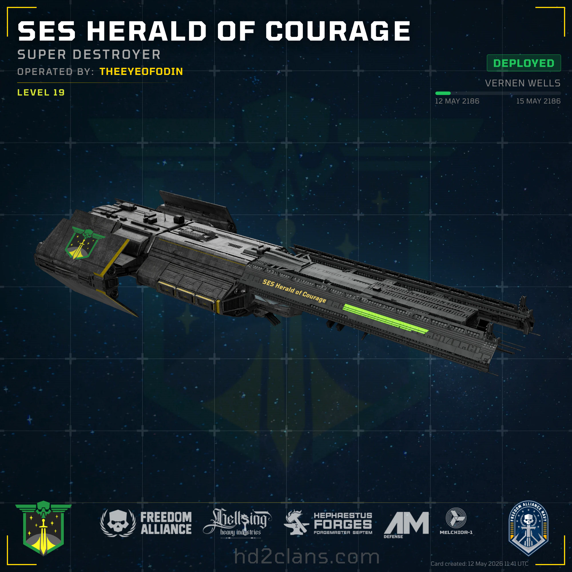 SES Herald of Courage