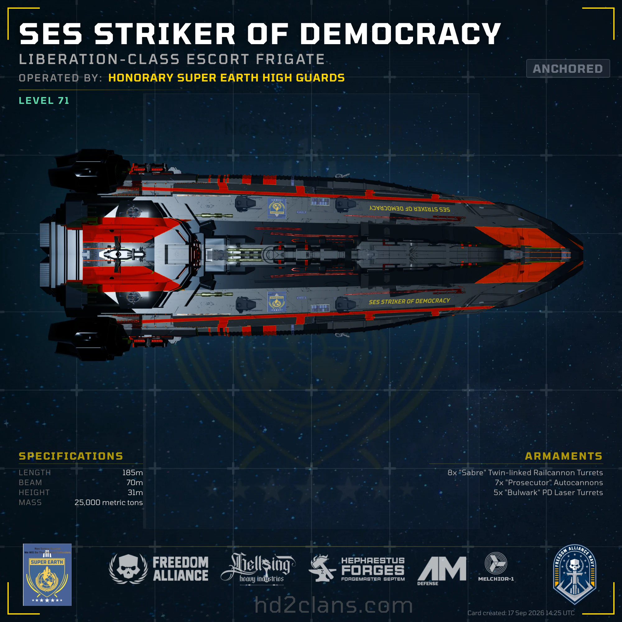 SES Striker of Democracy