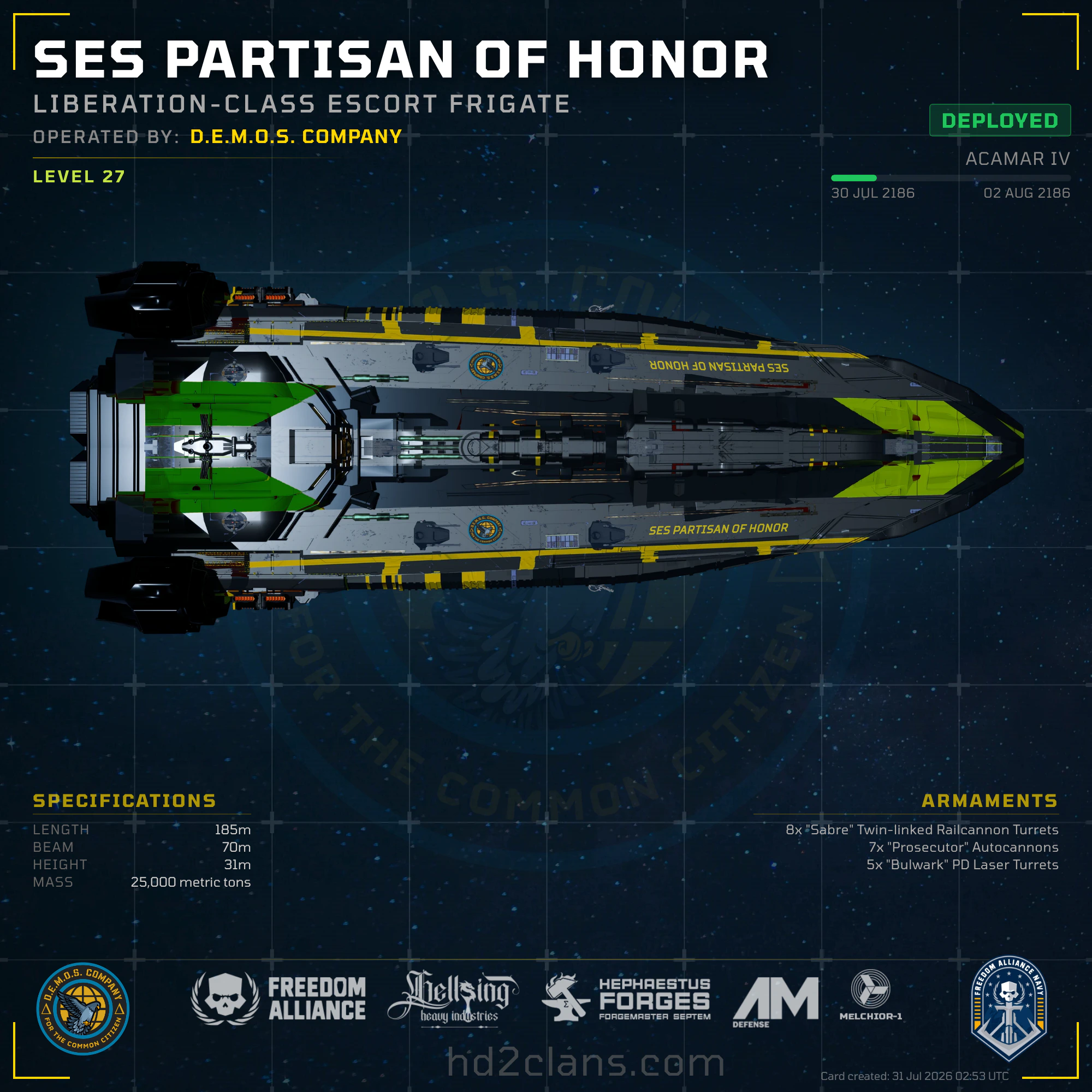 SES Partisan of Honor