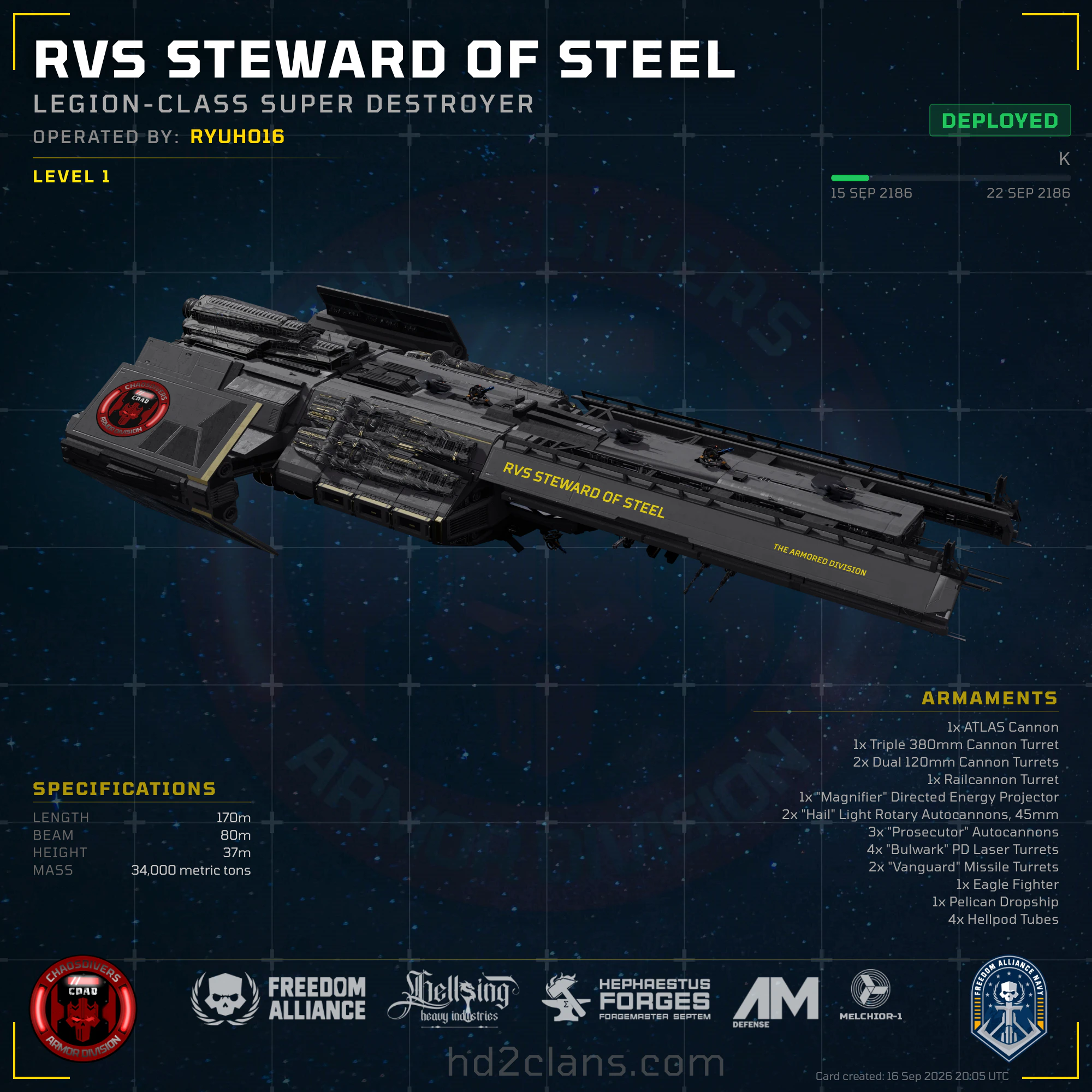 RVS Steward of Steel