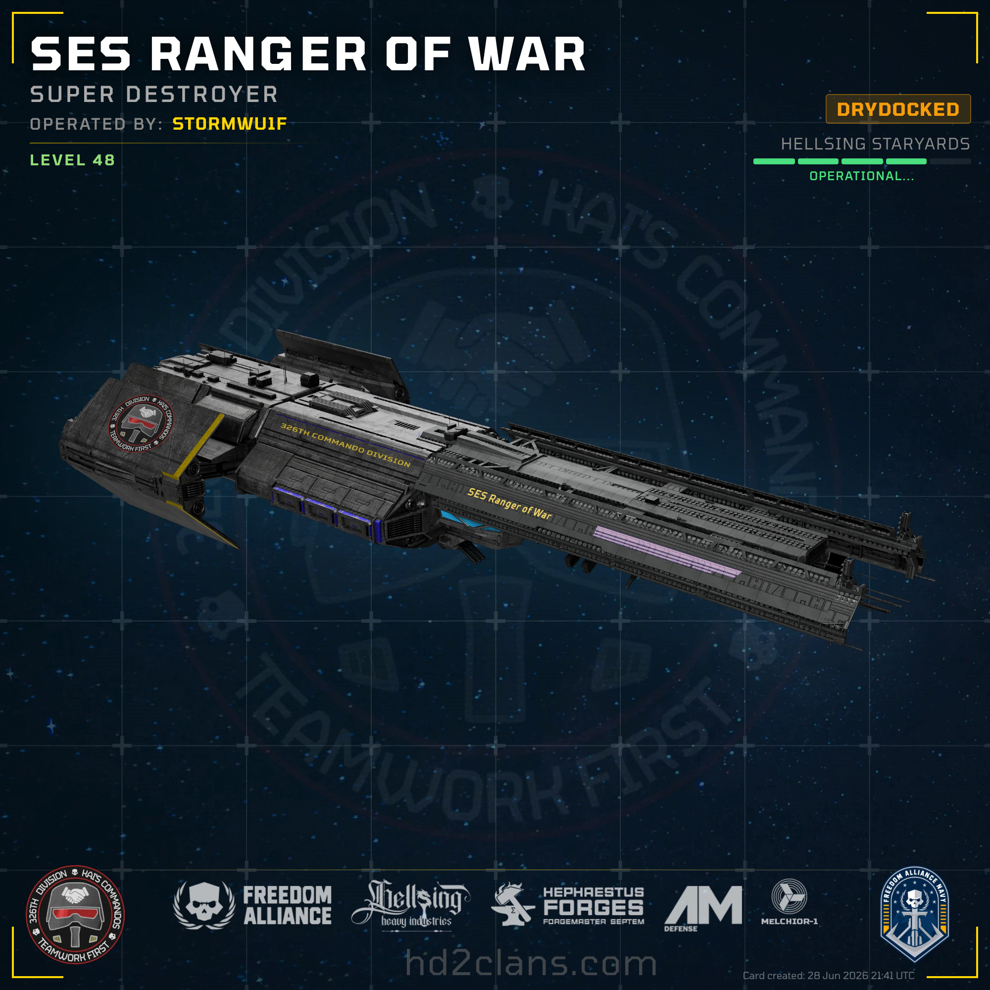 SES Ranger of War