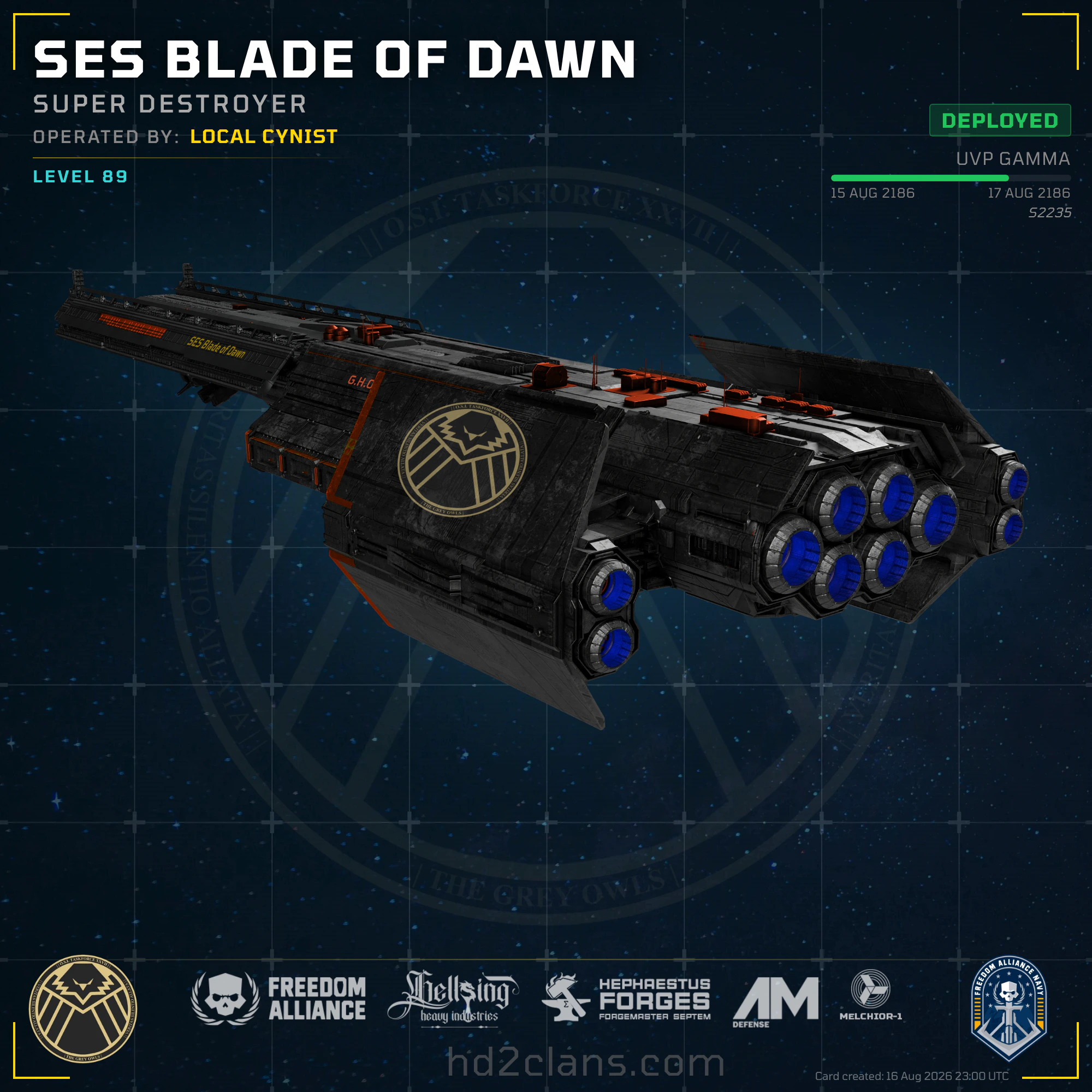 SES Blade of Dawn