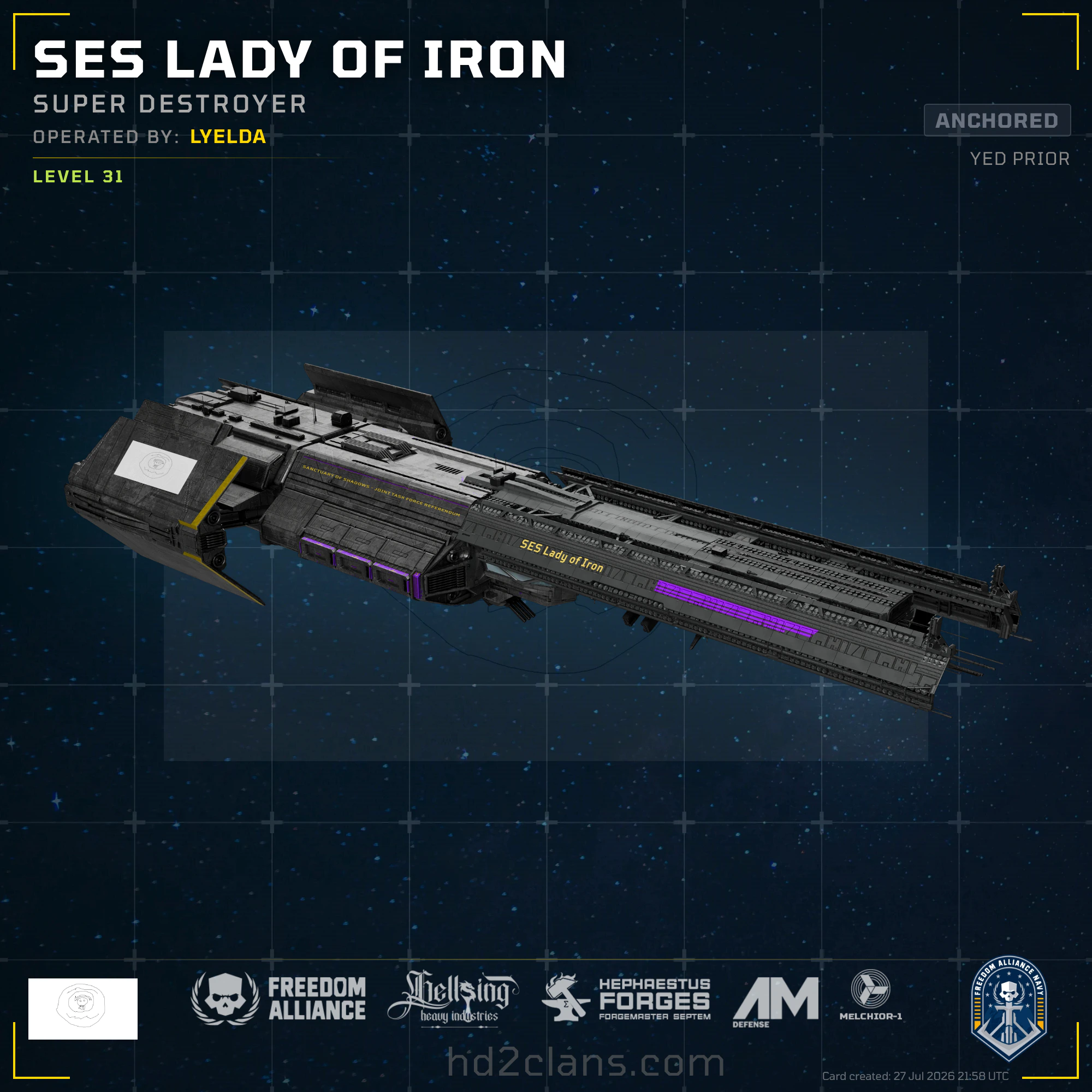 SES Lady of Iron