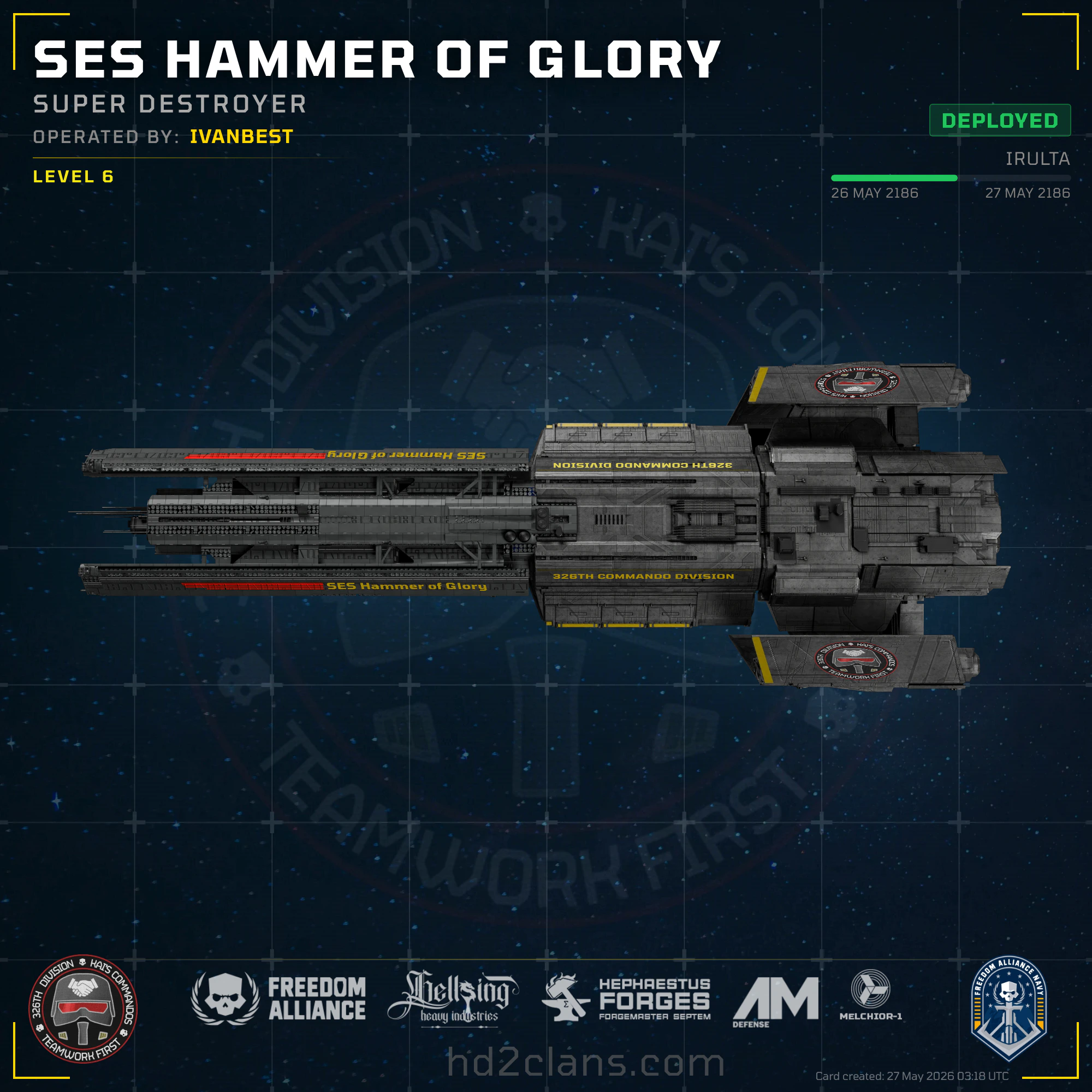SES Hammer of Glory
