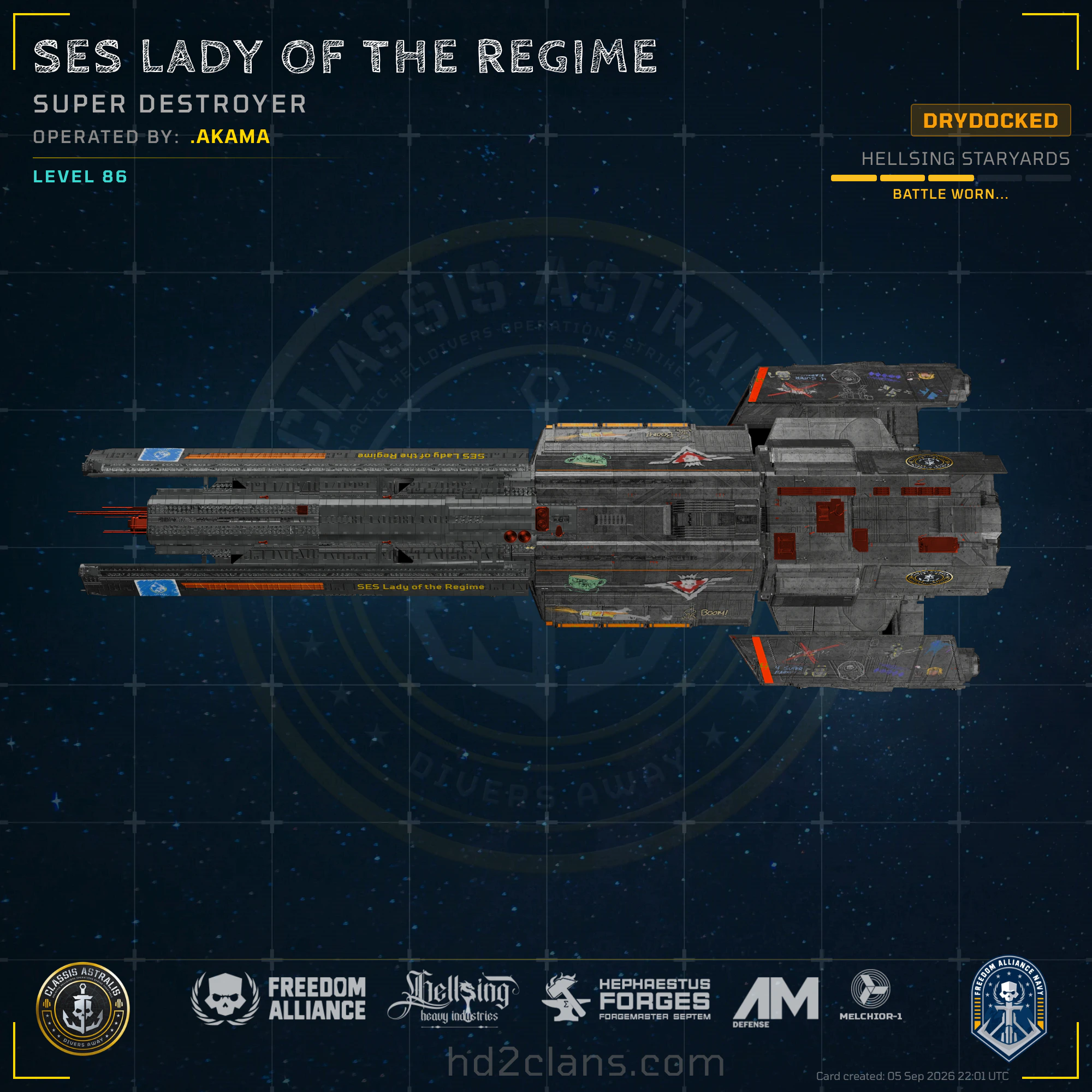 SES Lady of the Regime