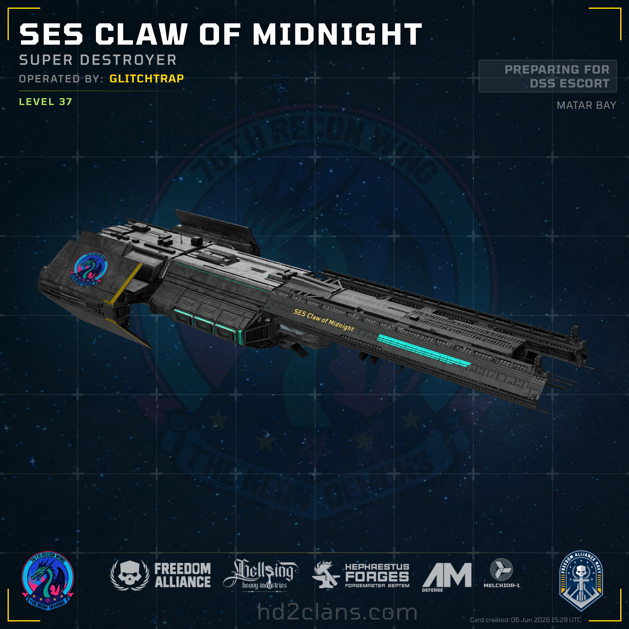SES Claw of Midnight