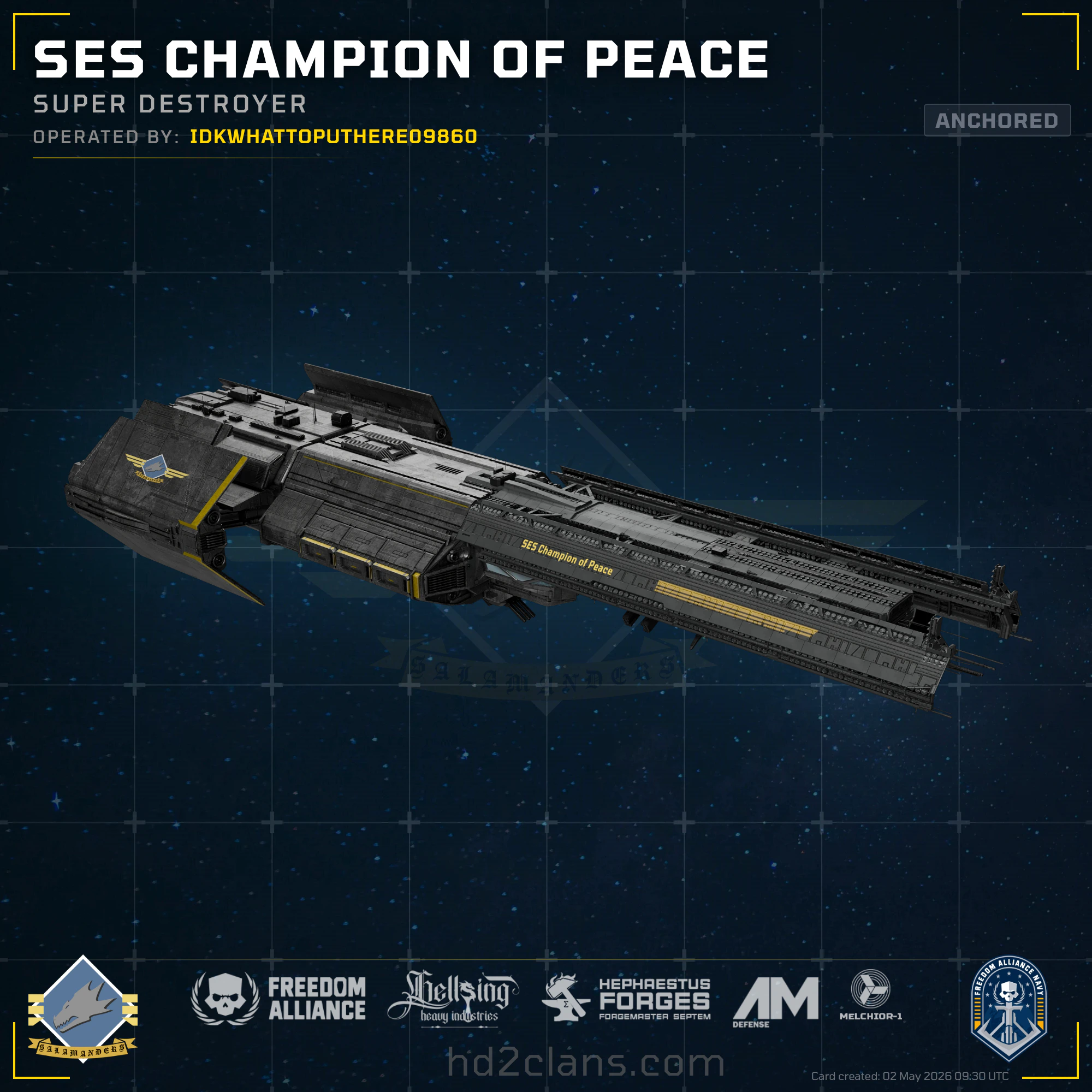 SES Champion of Peace