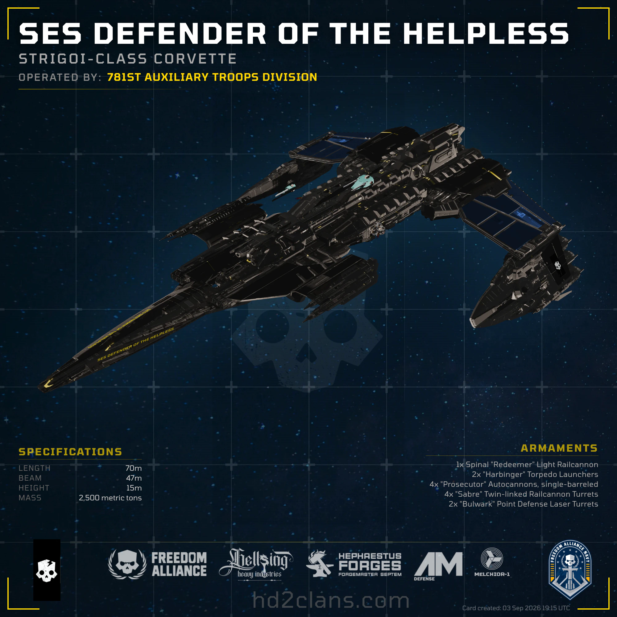 SES Defender of The Helpless