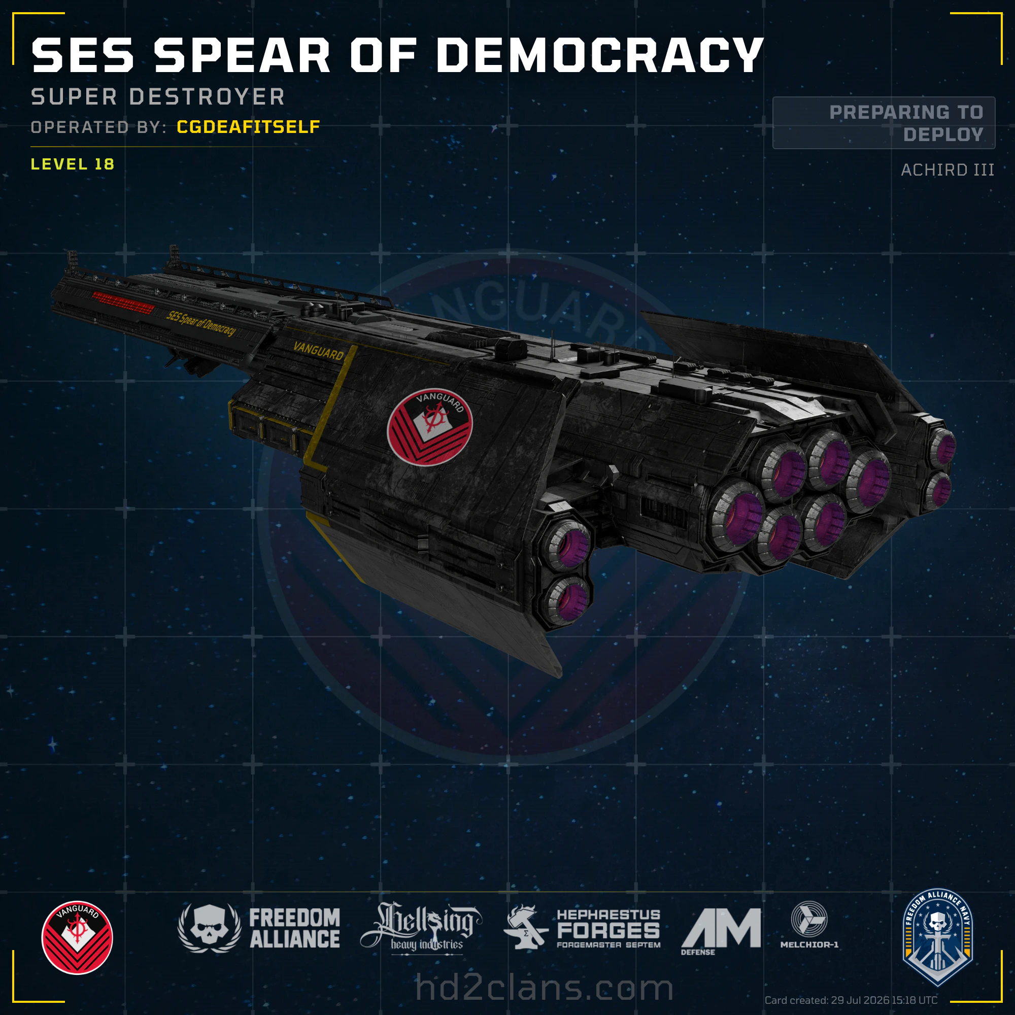 SES Spear of Democracy