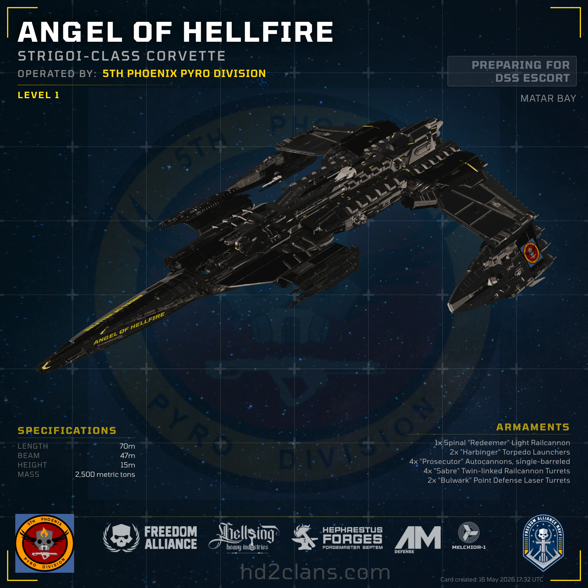 SES Angel of Hellfire