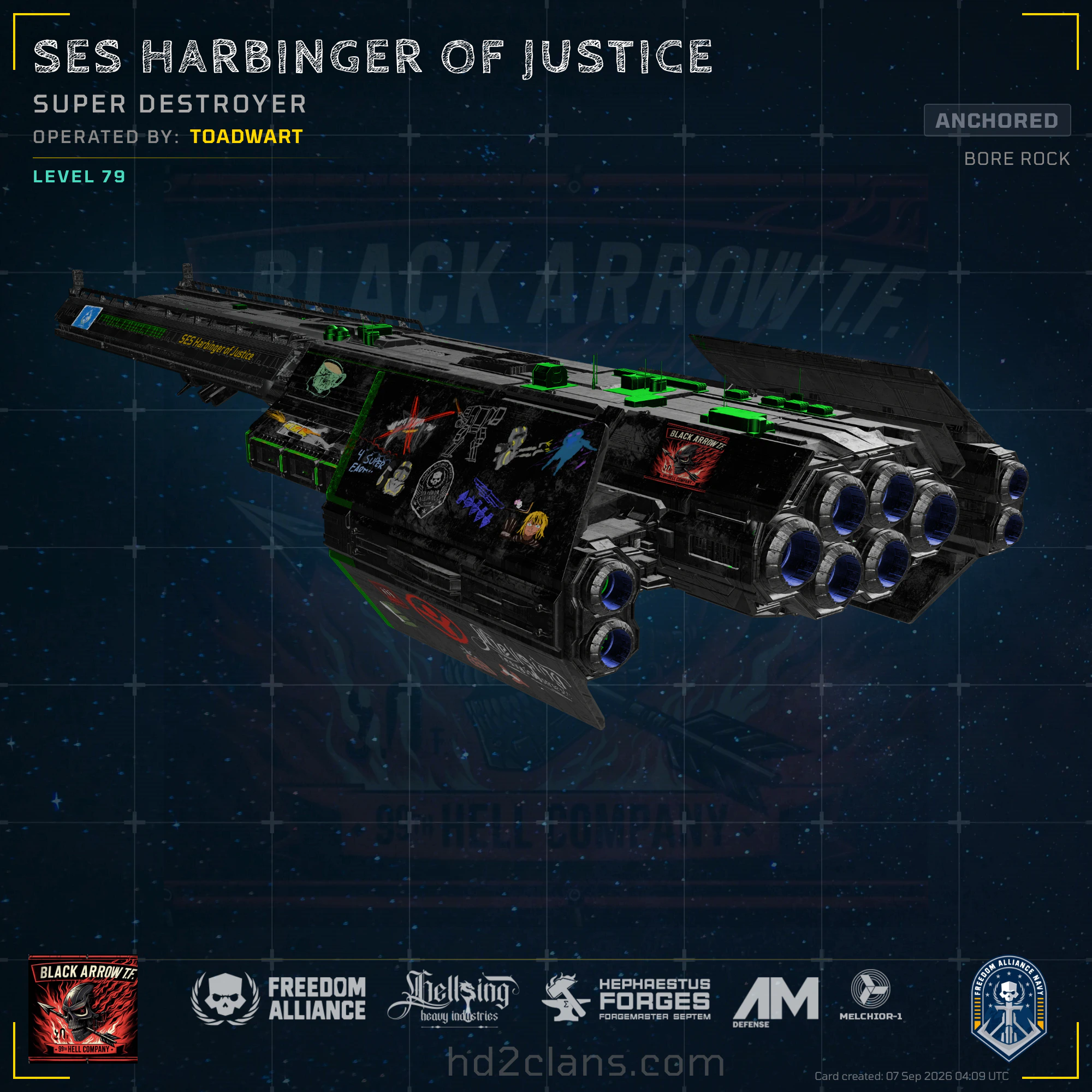 SES Harbinger of Justice