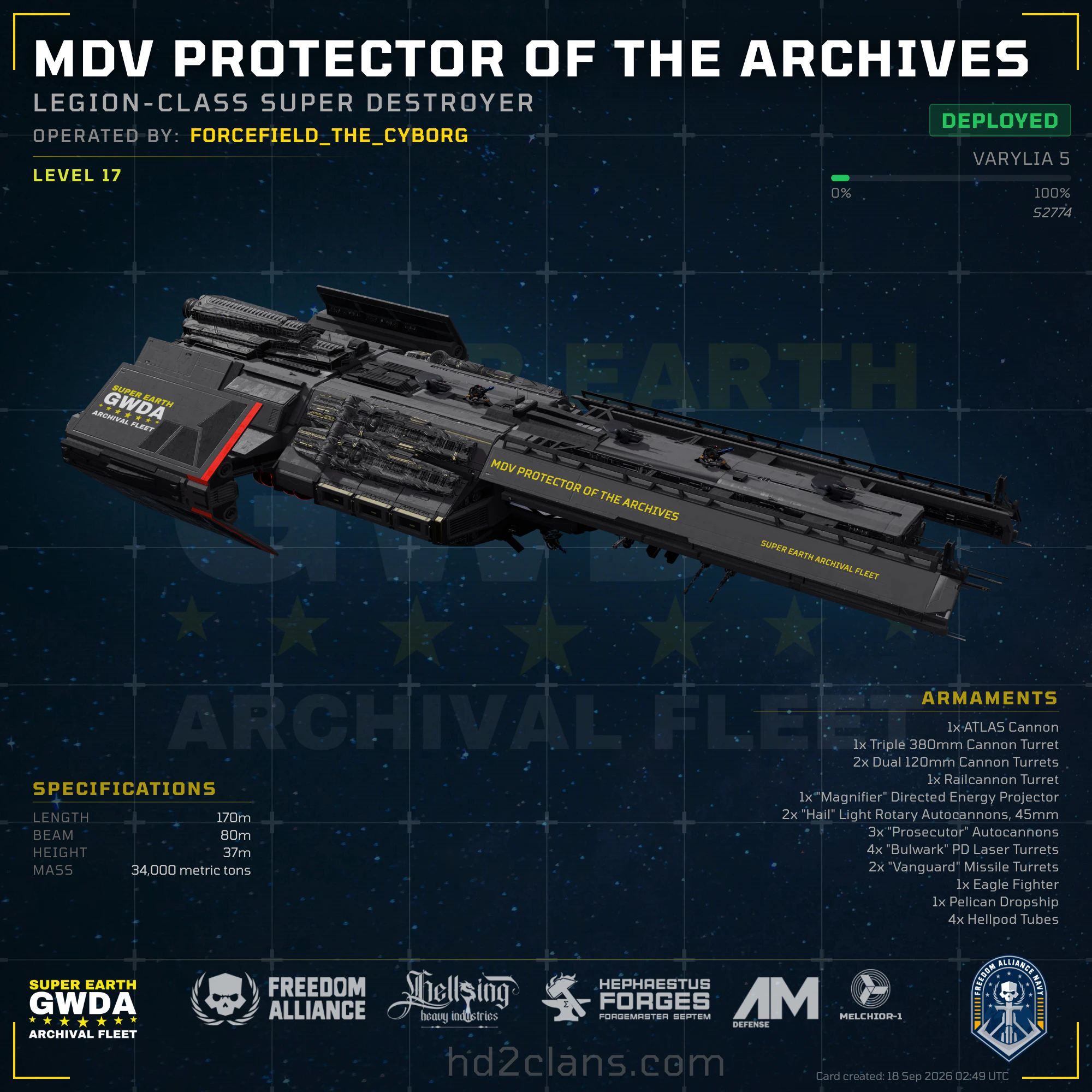 MDV Protector of the Archives