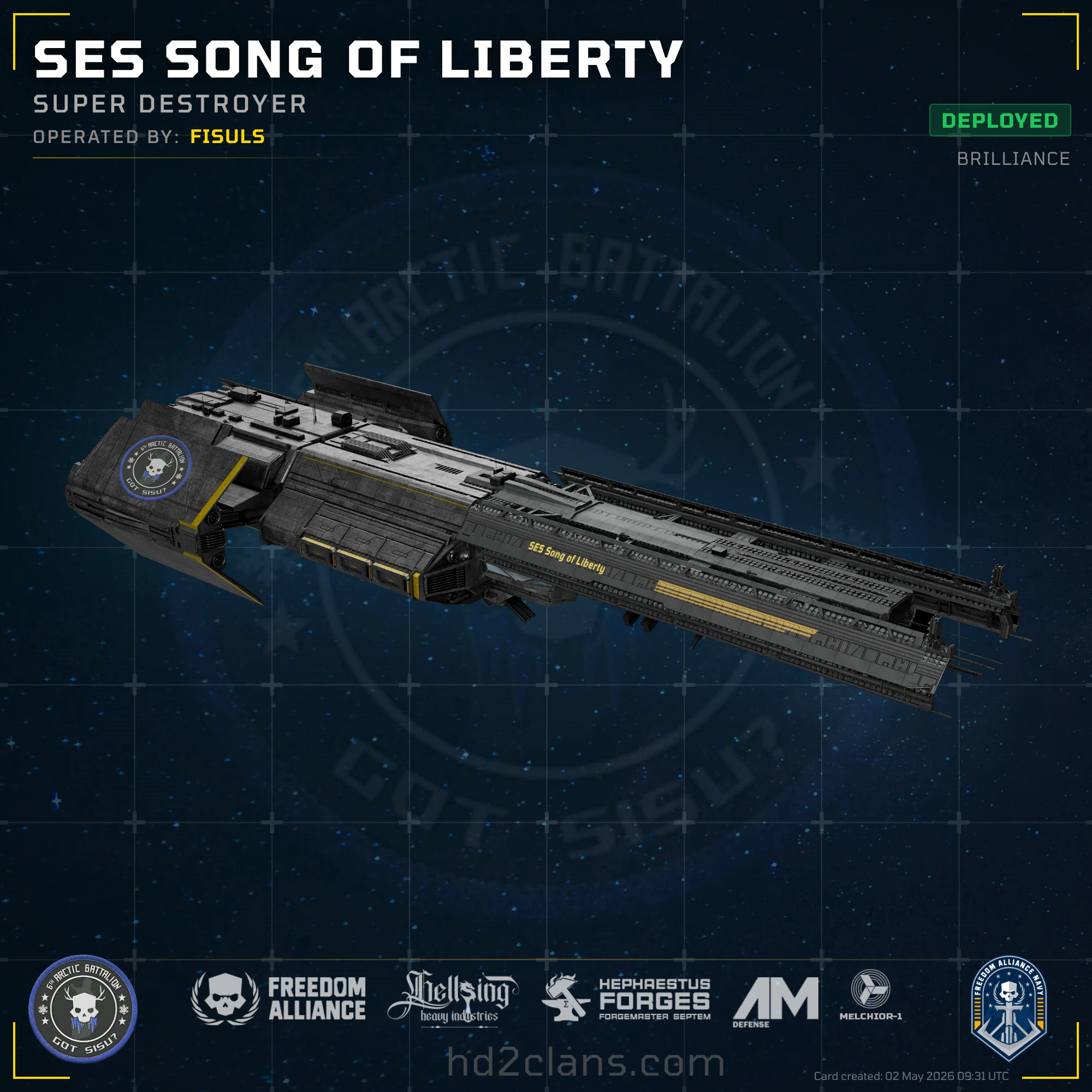 SES Song of Liberty