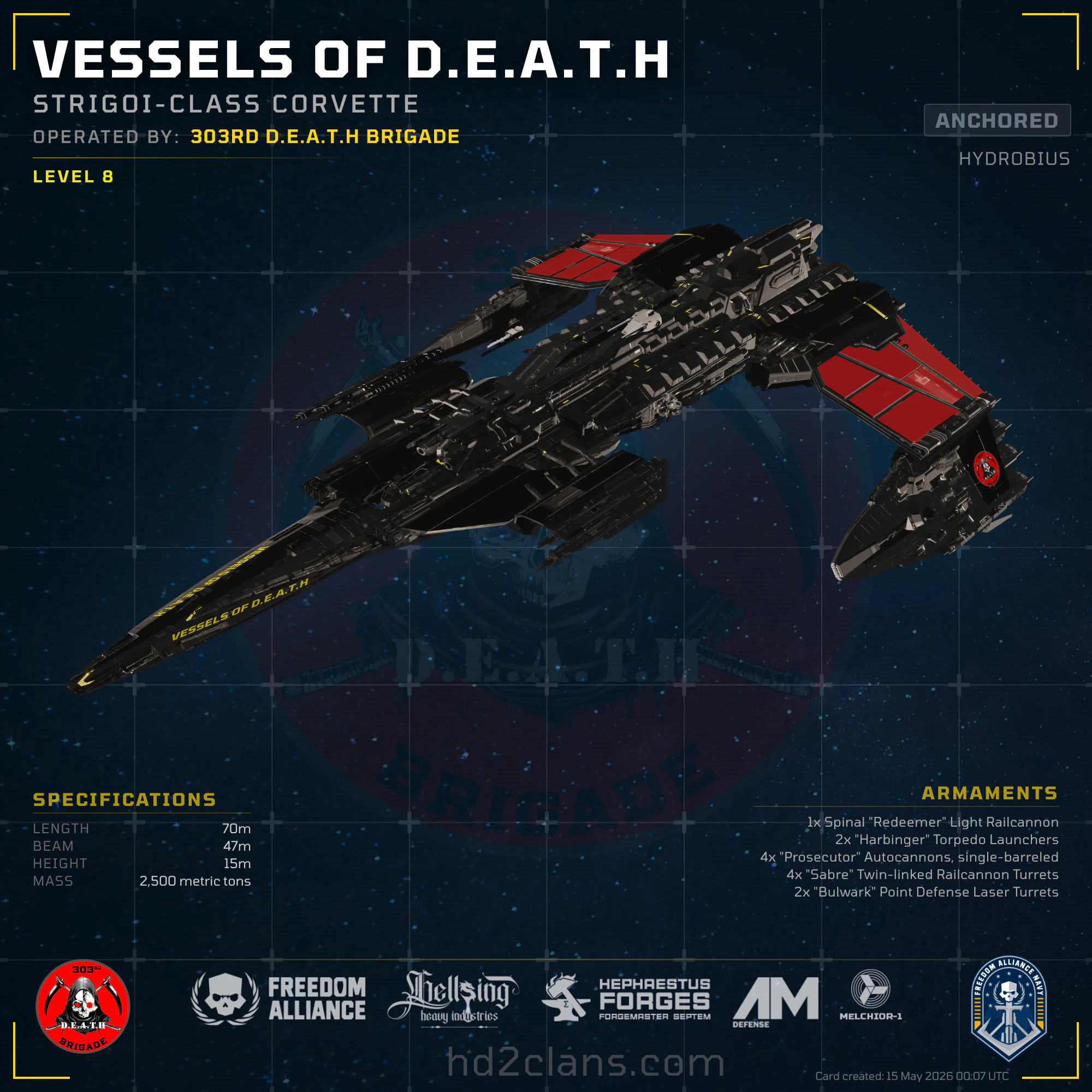 Vessels of D.E.A.T.H