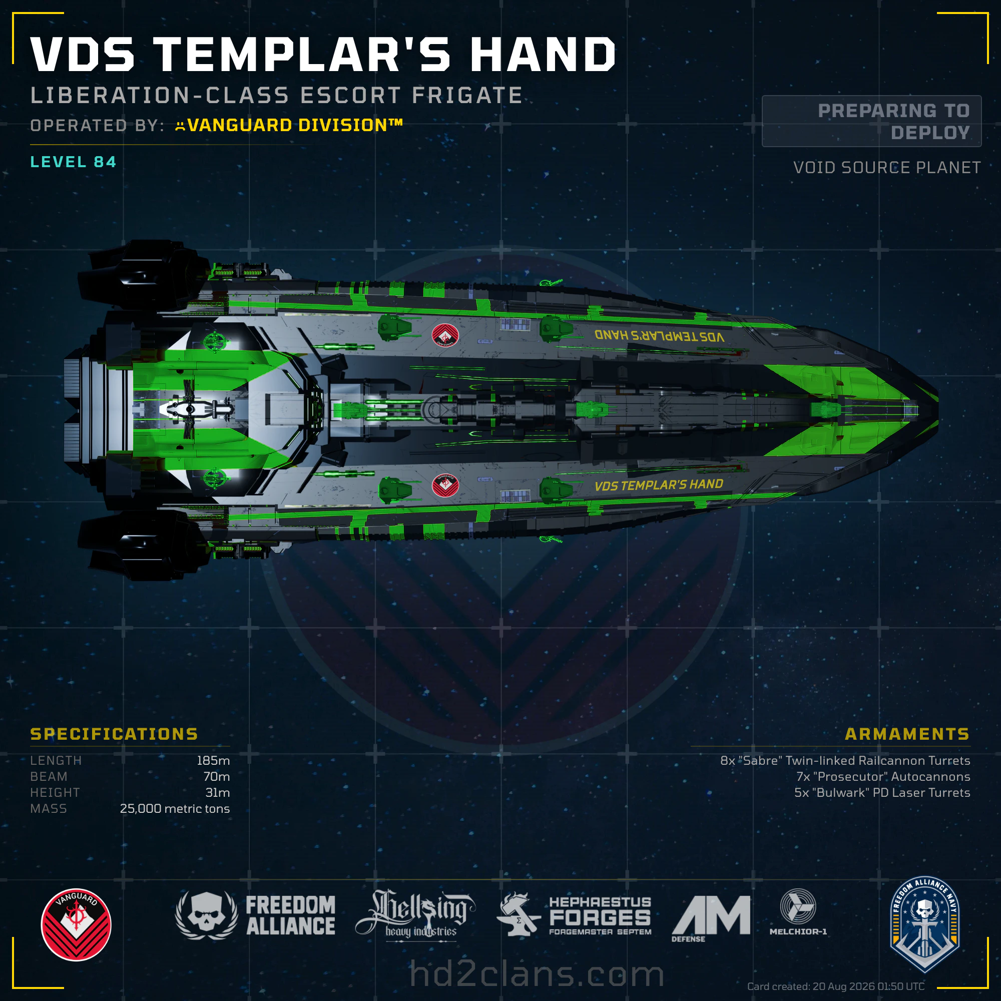 VDS Templar's Hand