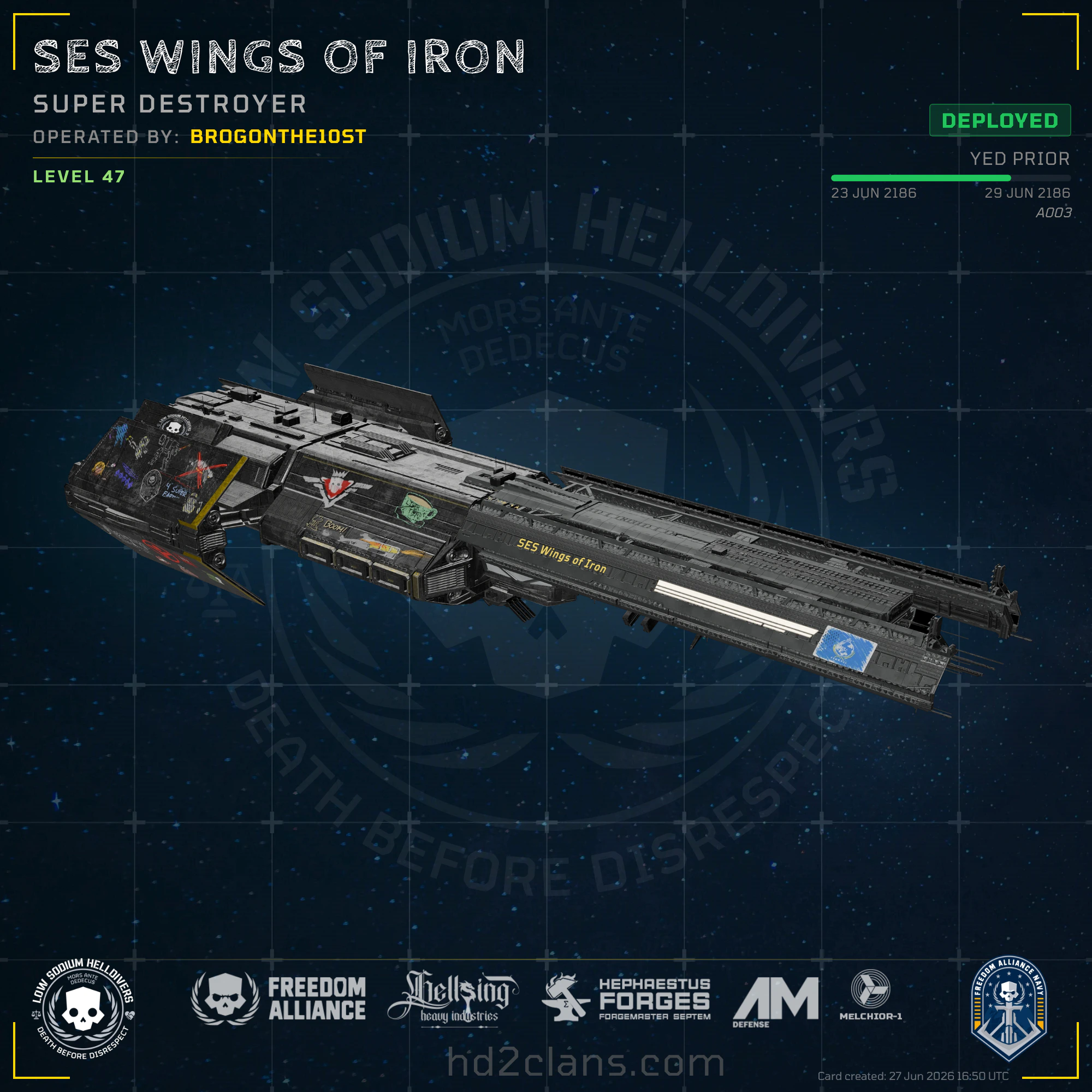 SES Wings of Iron