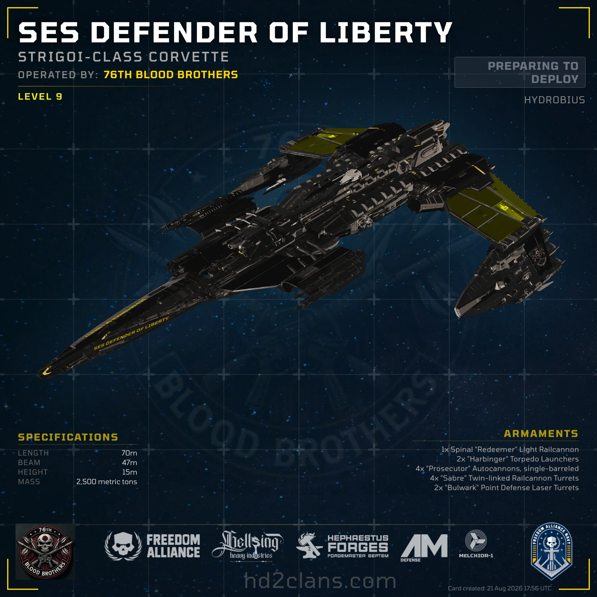 SES Defender of Liberty