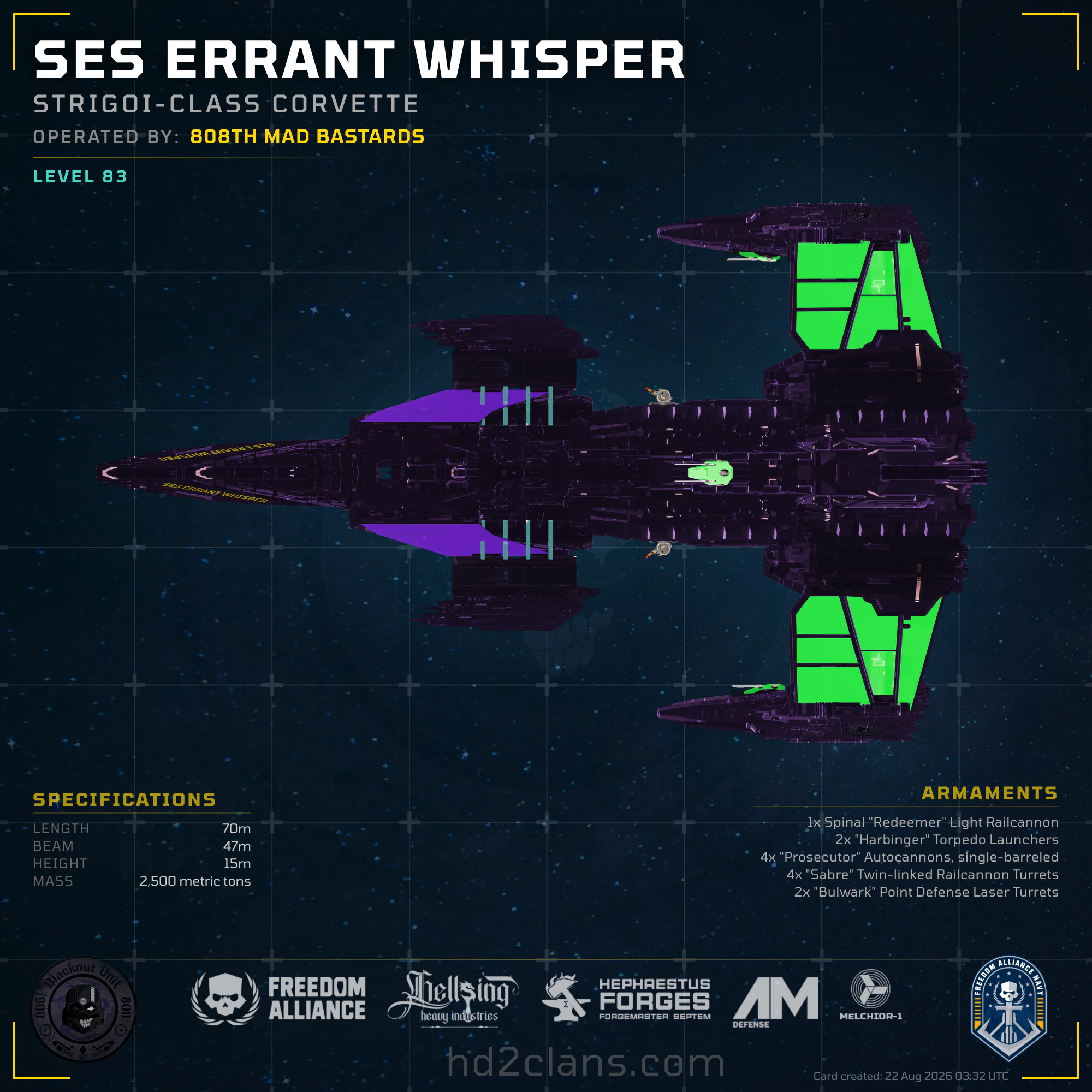 SES Errant Whisper