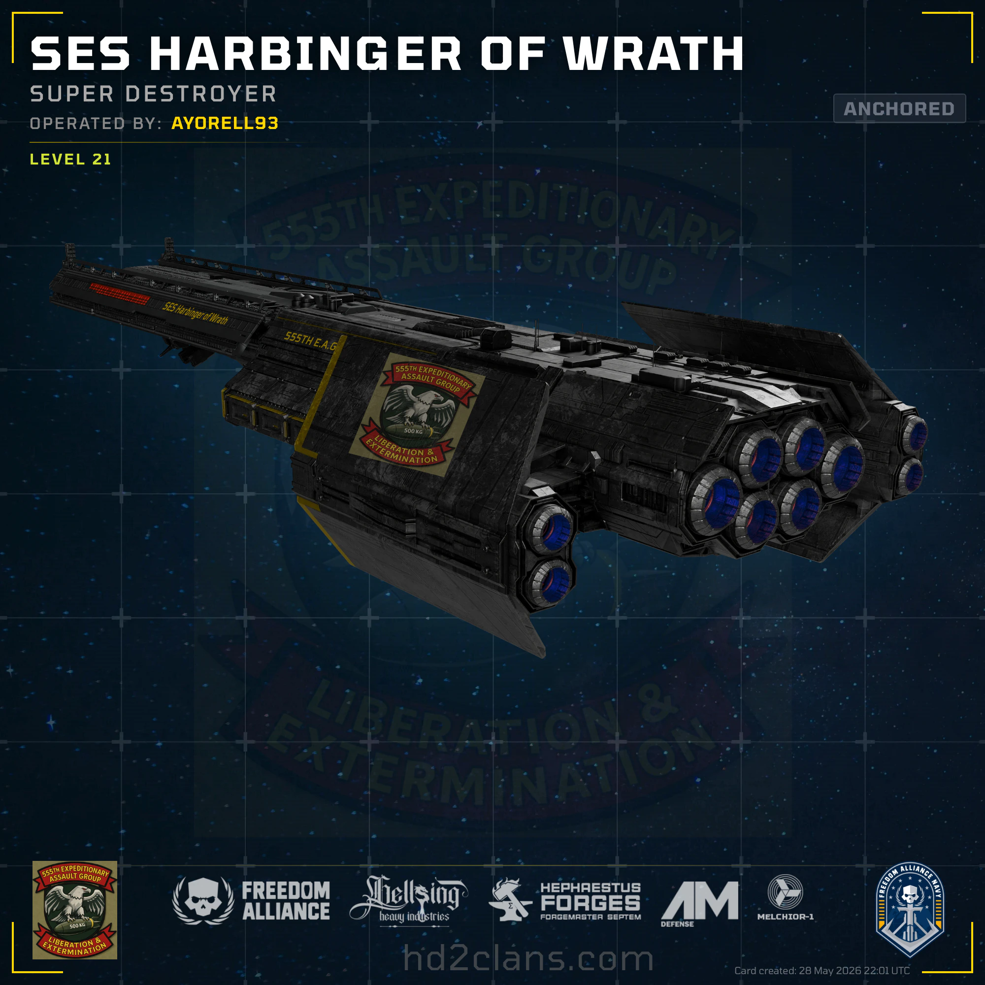 SES Harbinger of Wrath