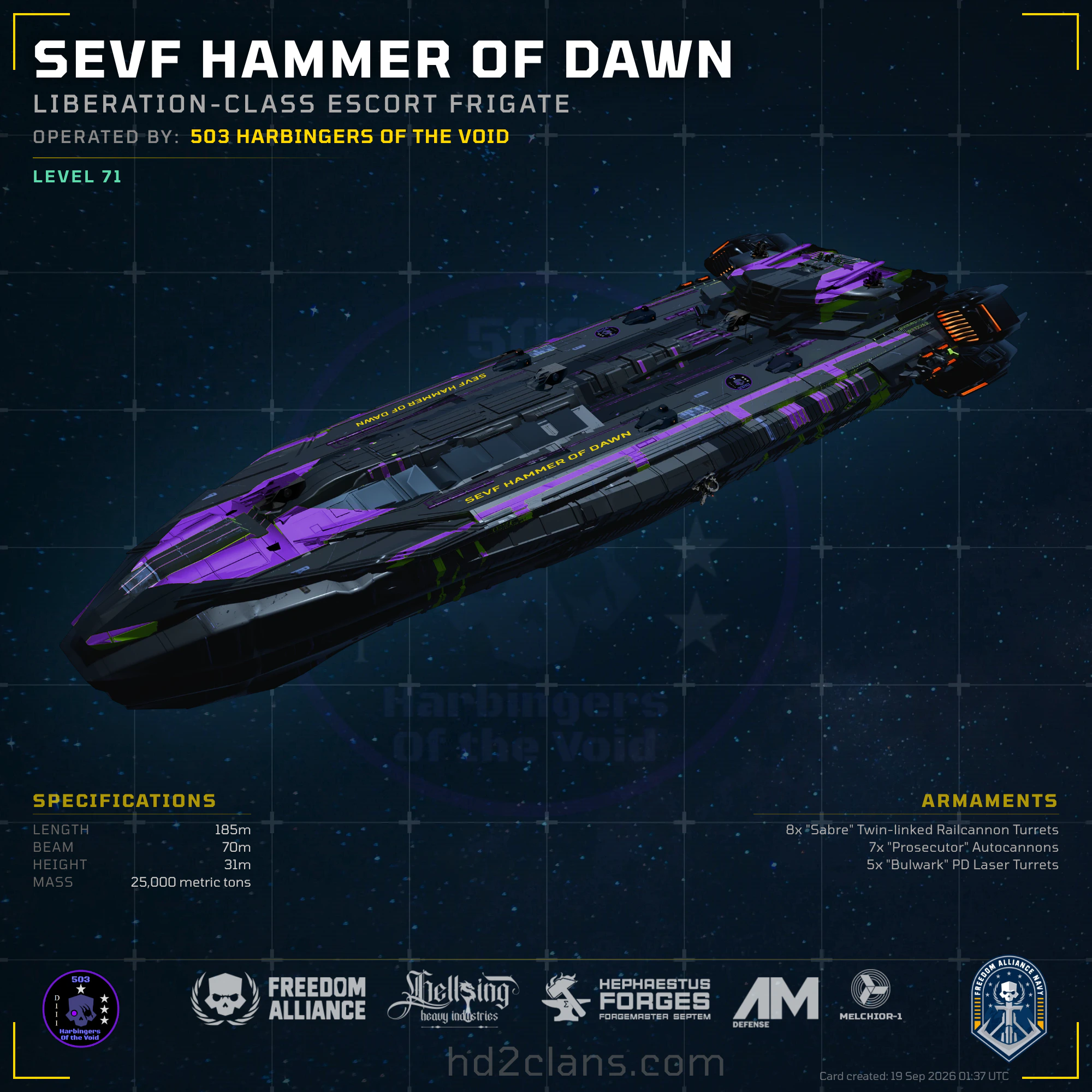 SEVF Hammer of Dawn