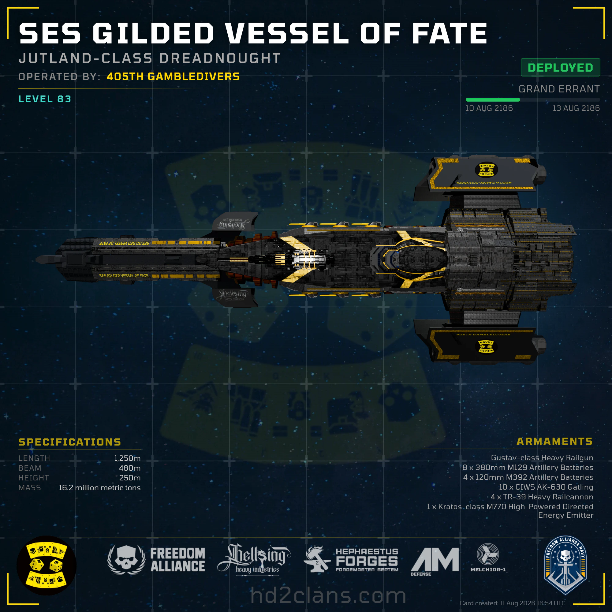 SES Gilded Vessel of Fate
