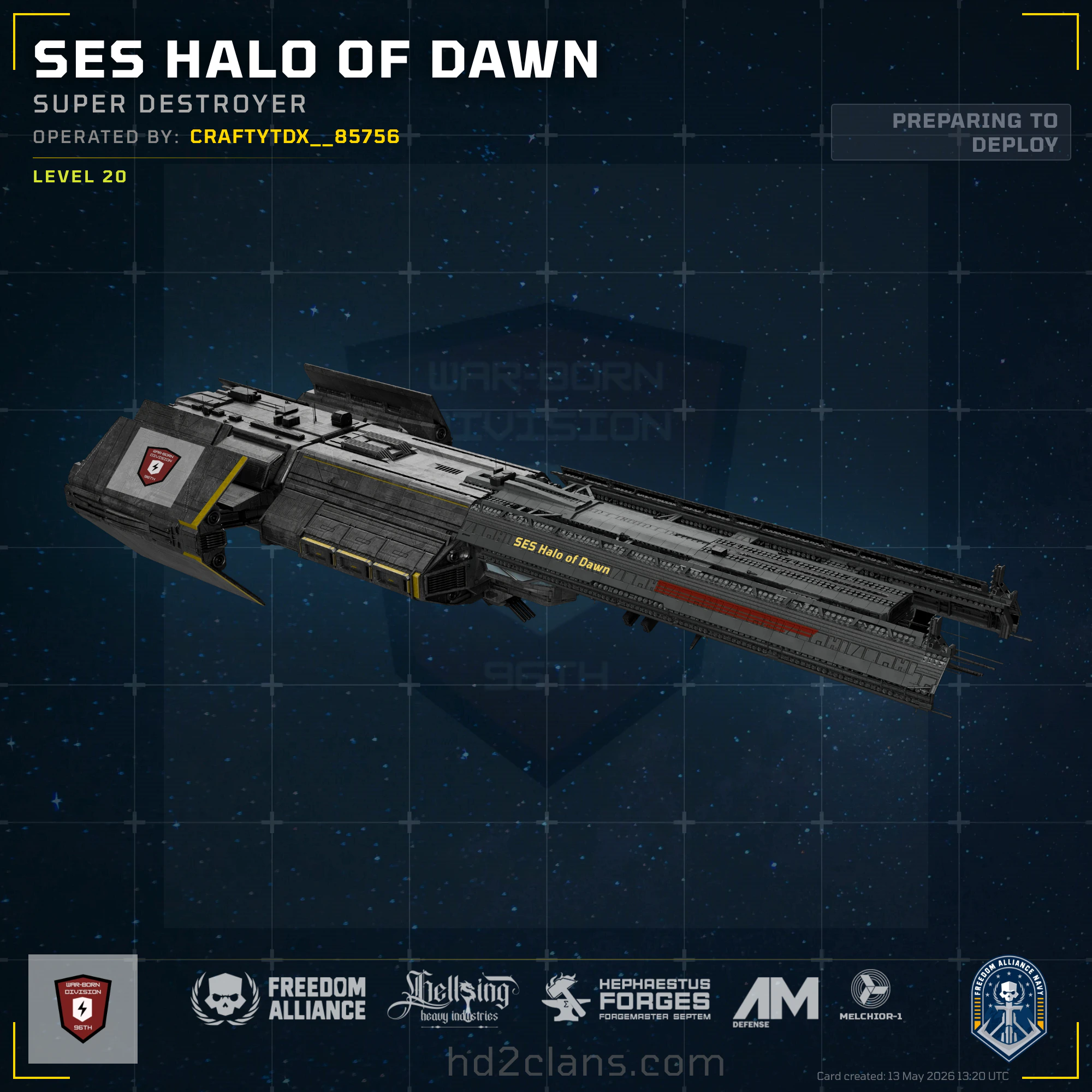 SES Halo of Dawn