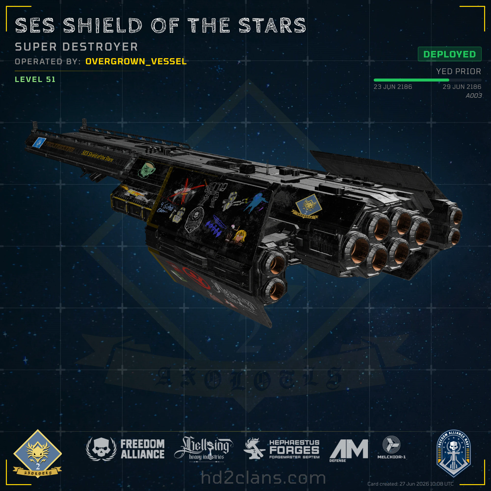 SES Shield of the Stars