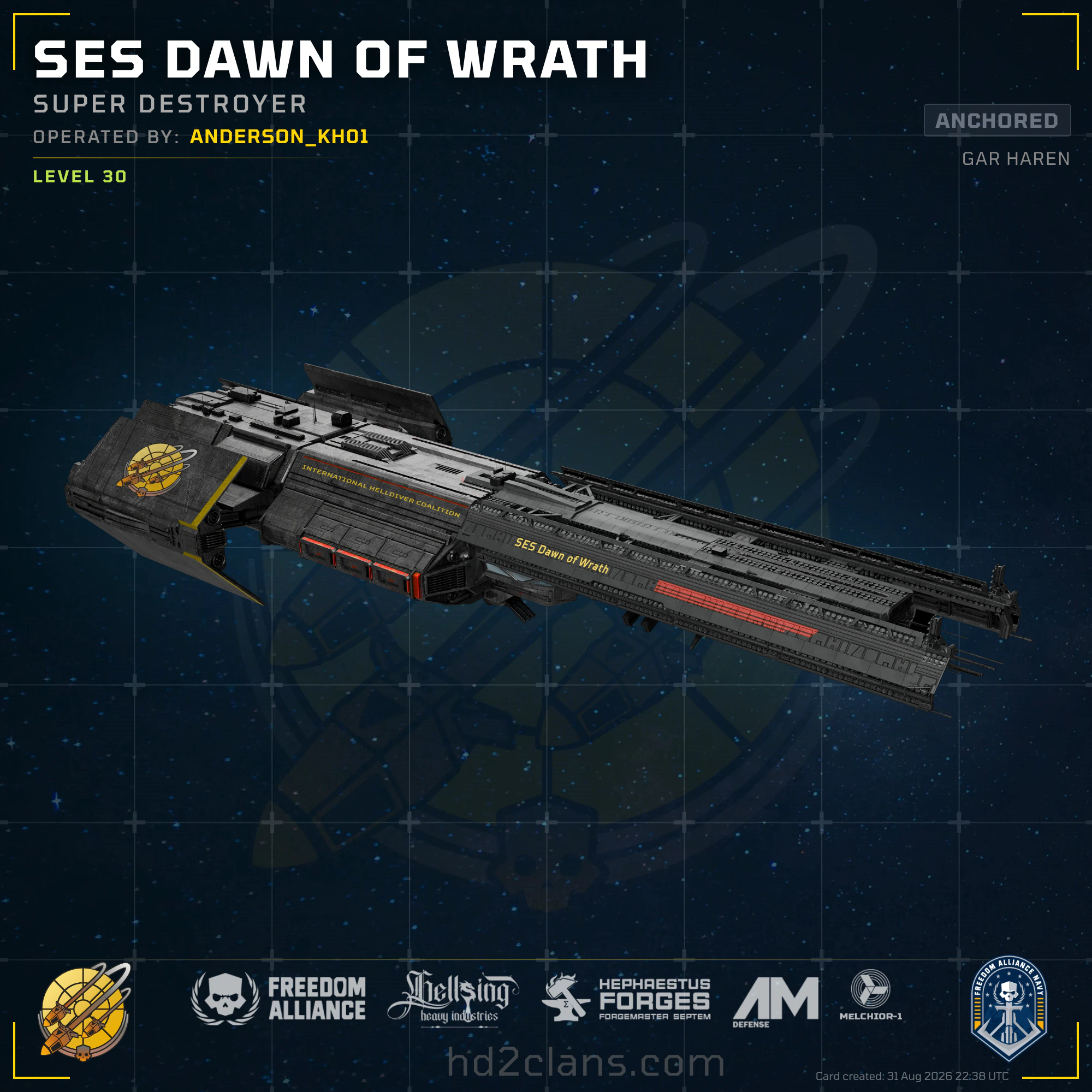 SES Dawn of Wrath