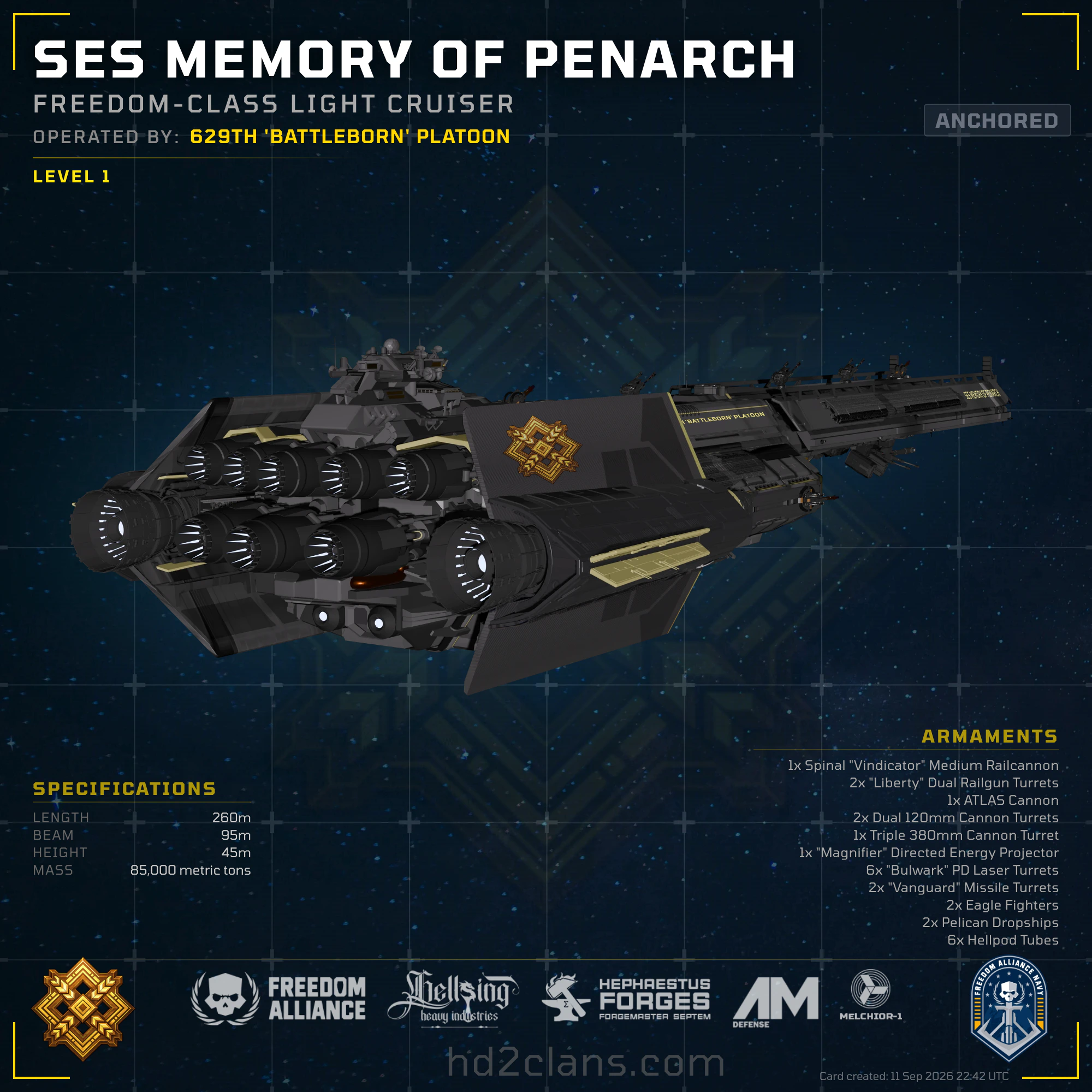 SES Memory of Penarch