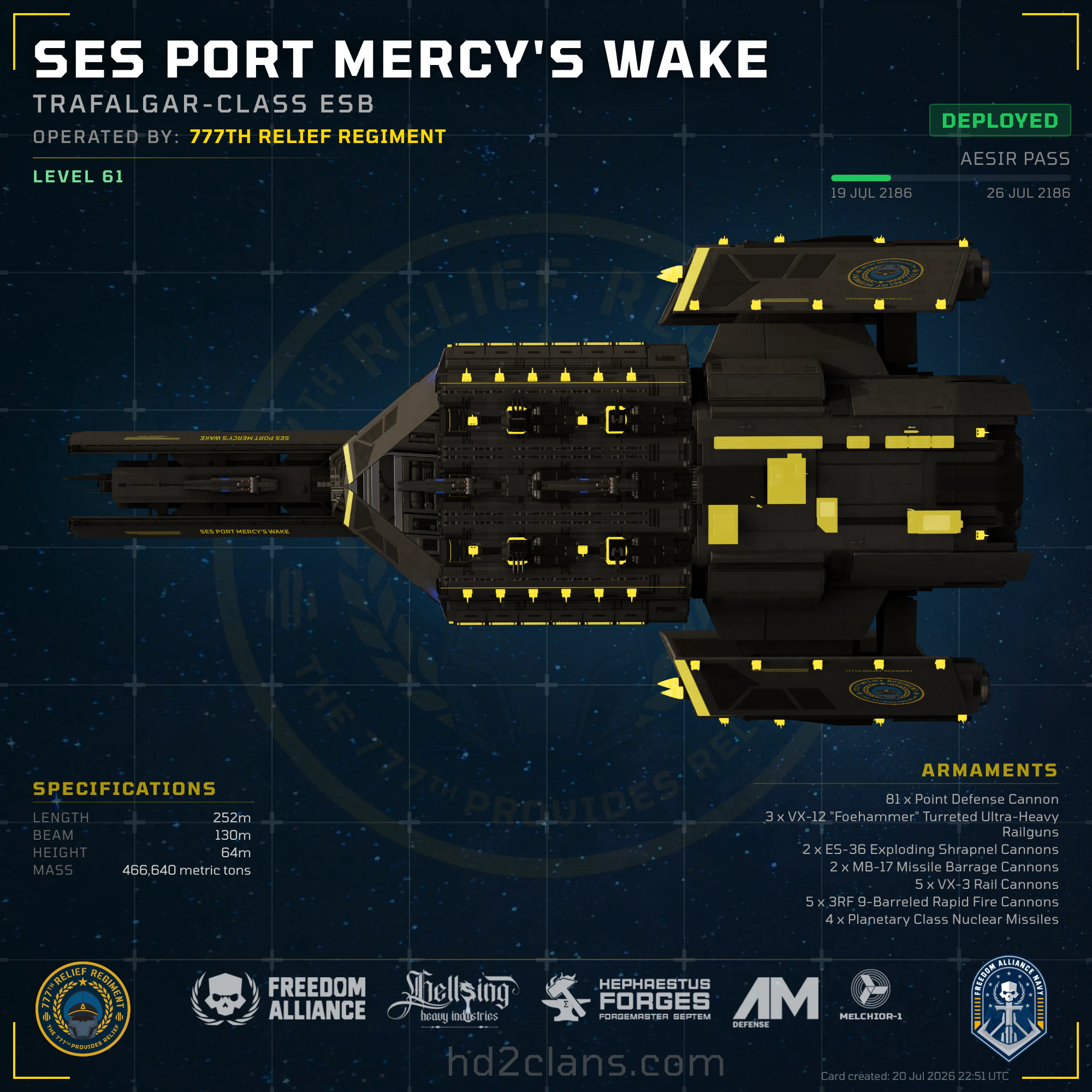 SES Port Mercy's Wake
