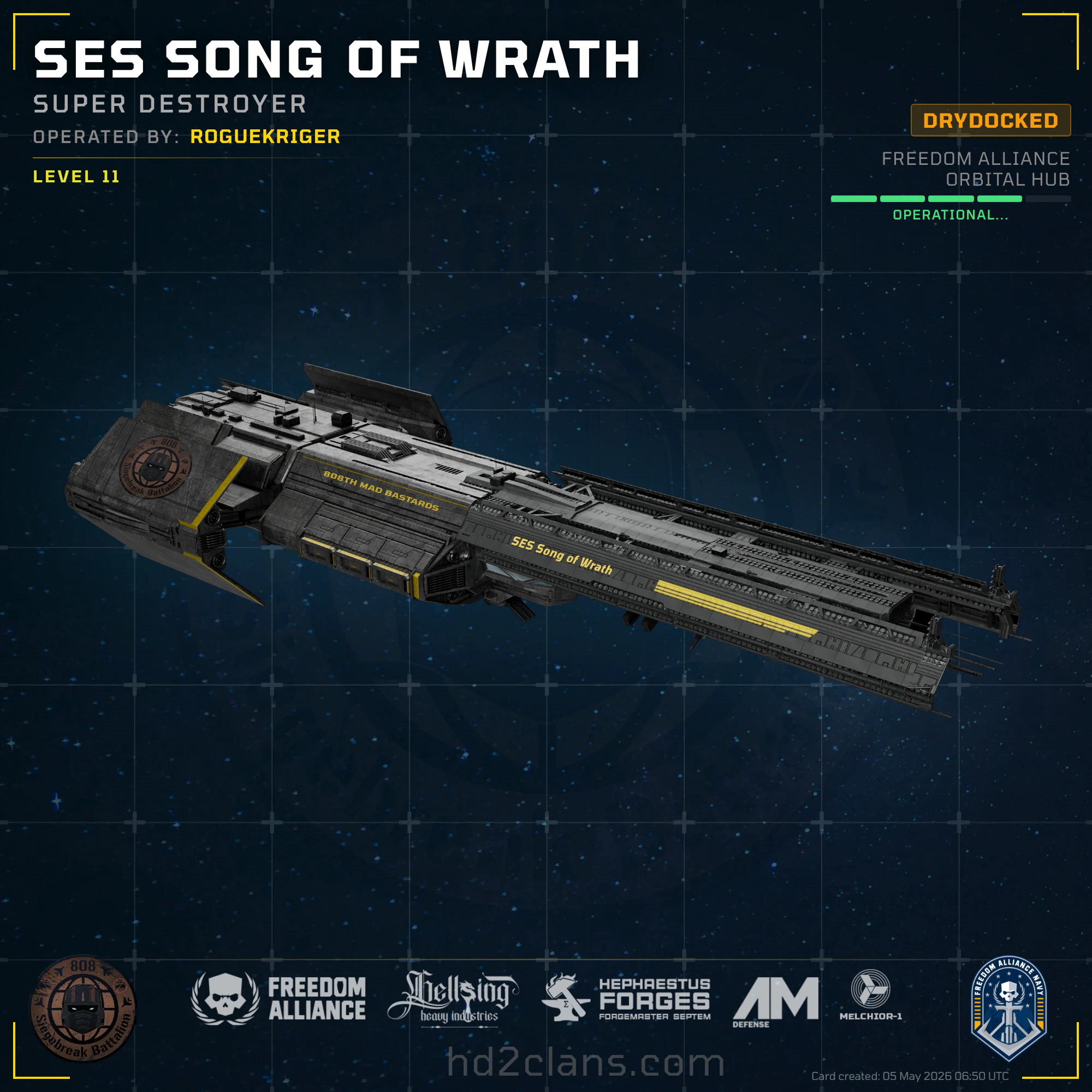 SES Song of Wrath