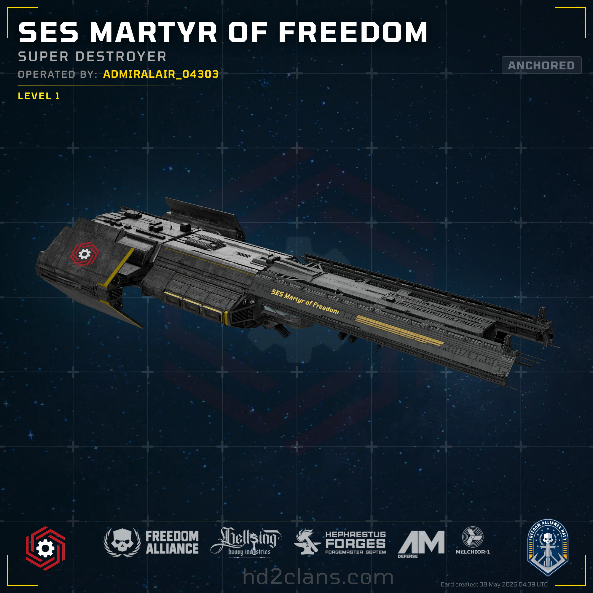 SES Martyr of Freedom