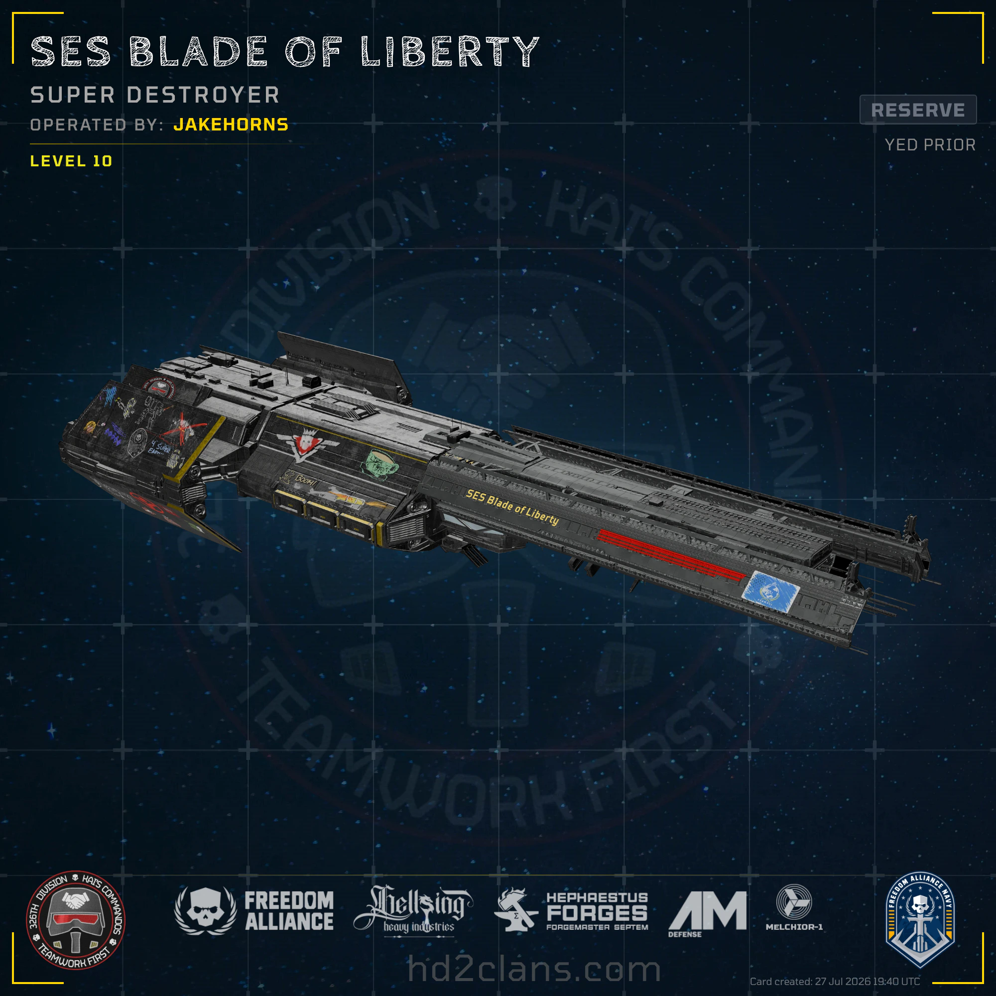 SES Blade of Liberty