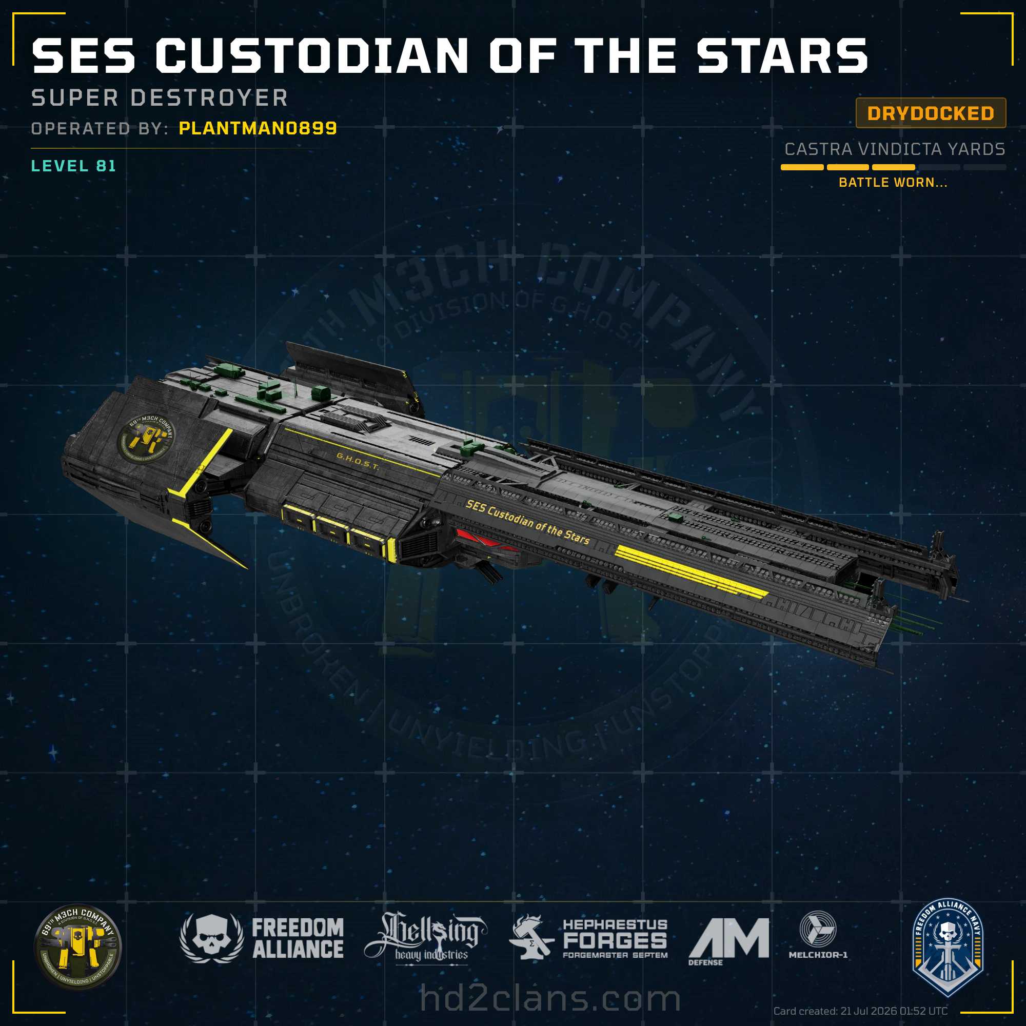 SES Custodian of the Stars
