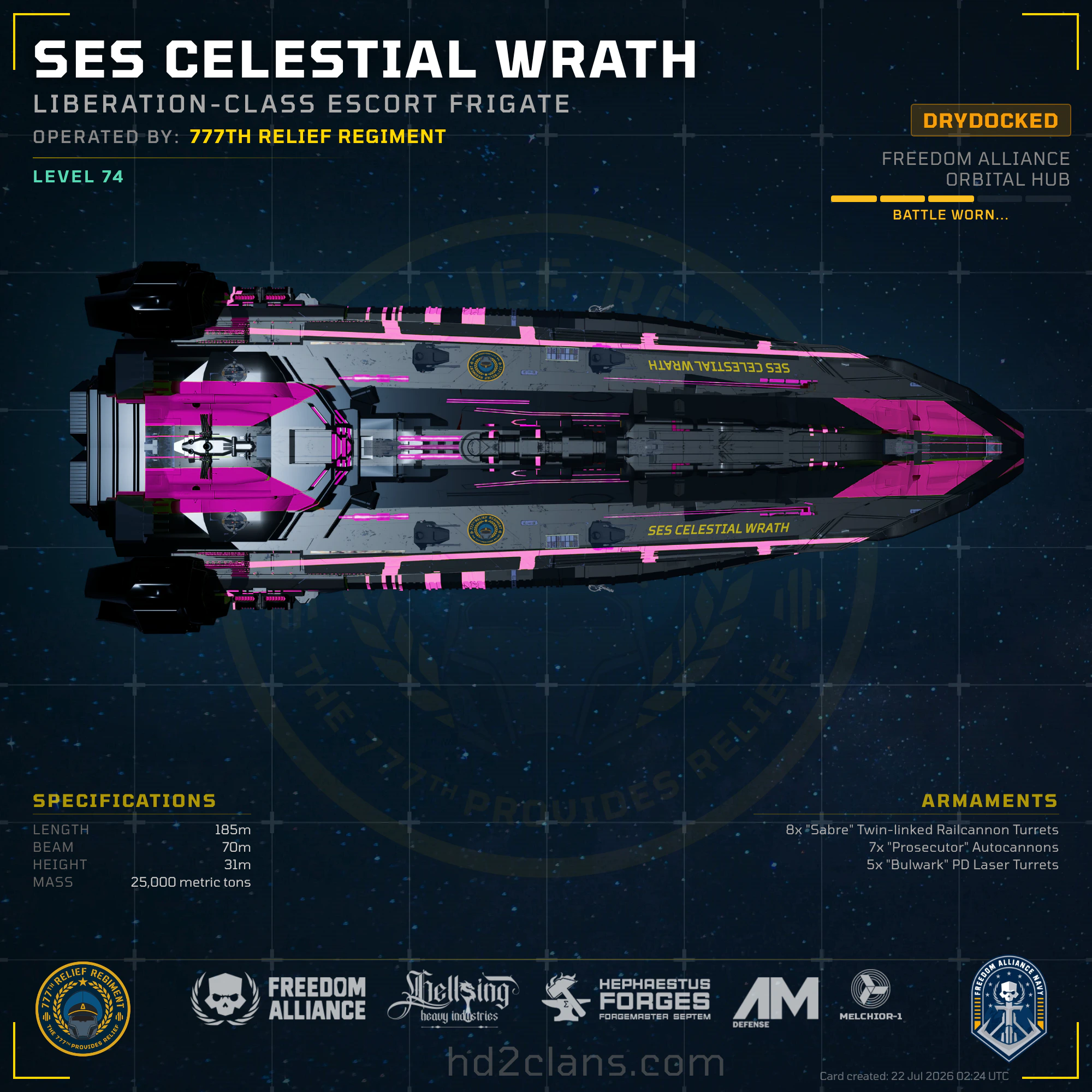 SES Celestial Wrath
