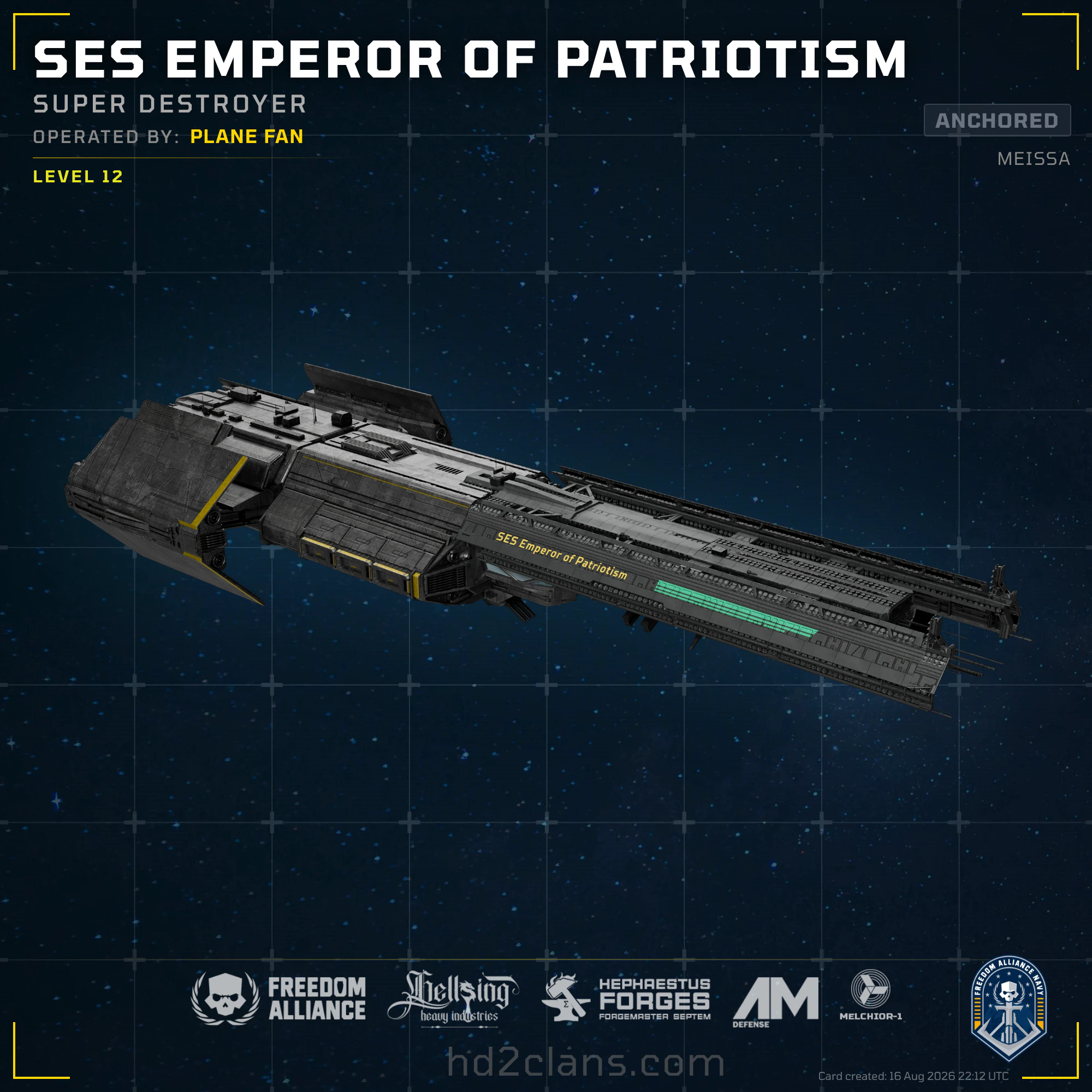 SES Emperor of Patriotism