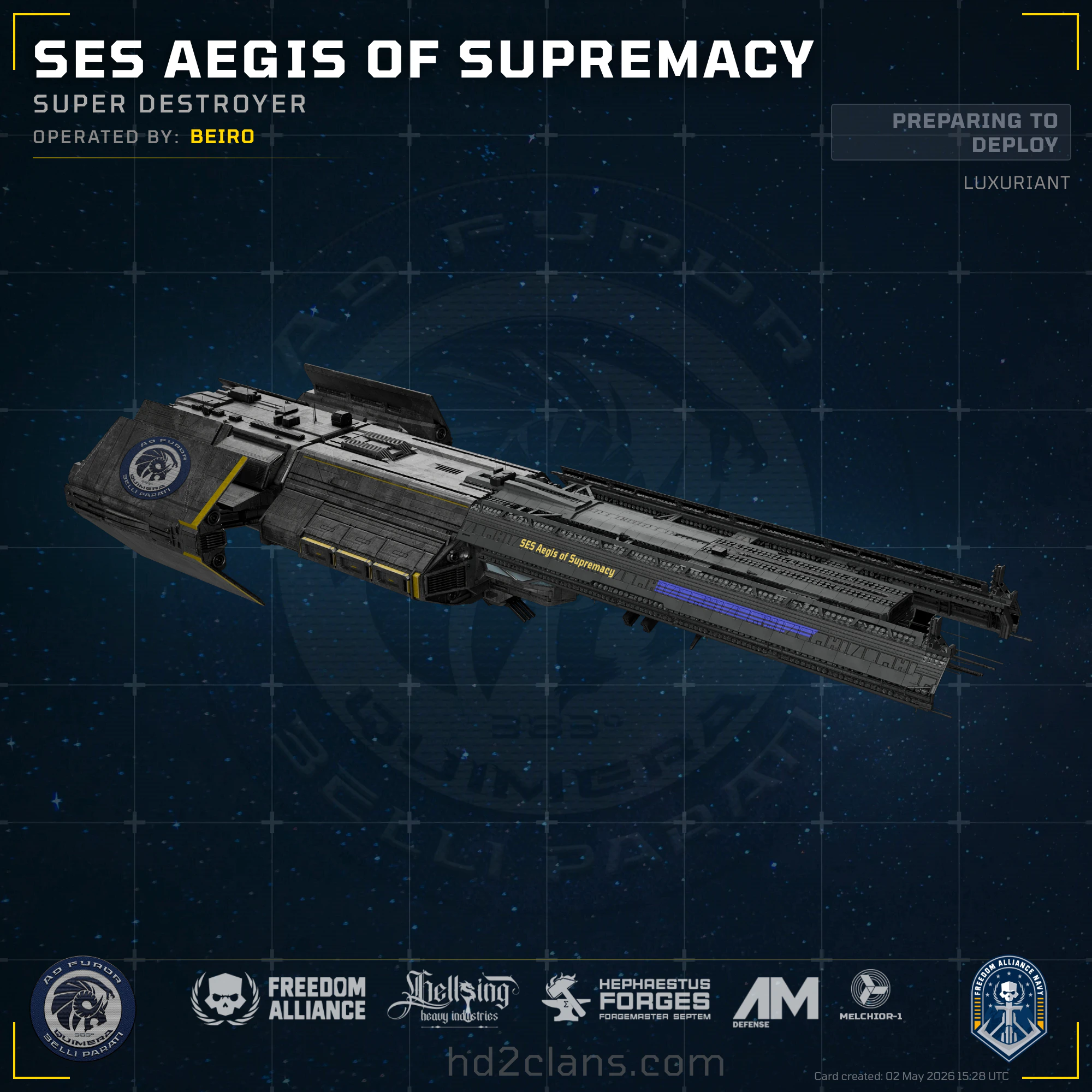 SES Aegis of Supremacy