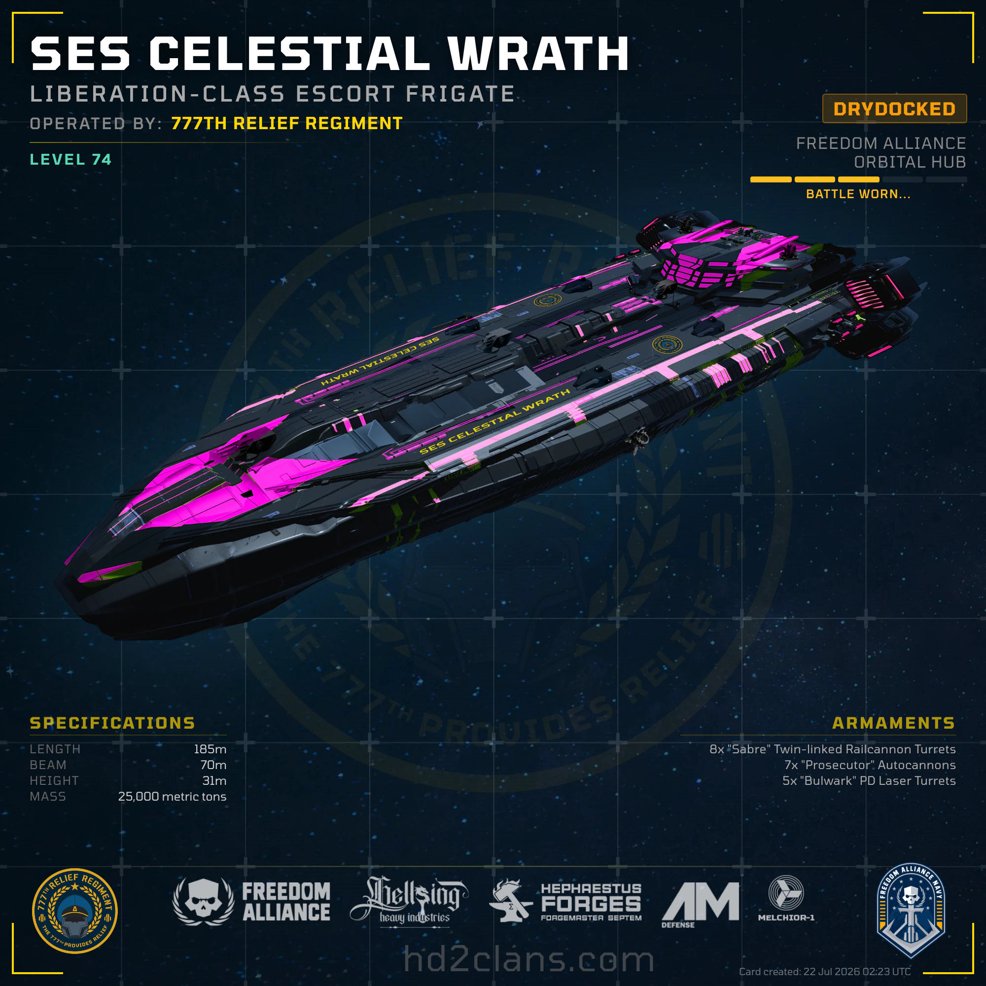 SES Celestial Wrath