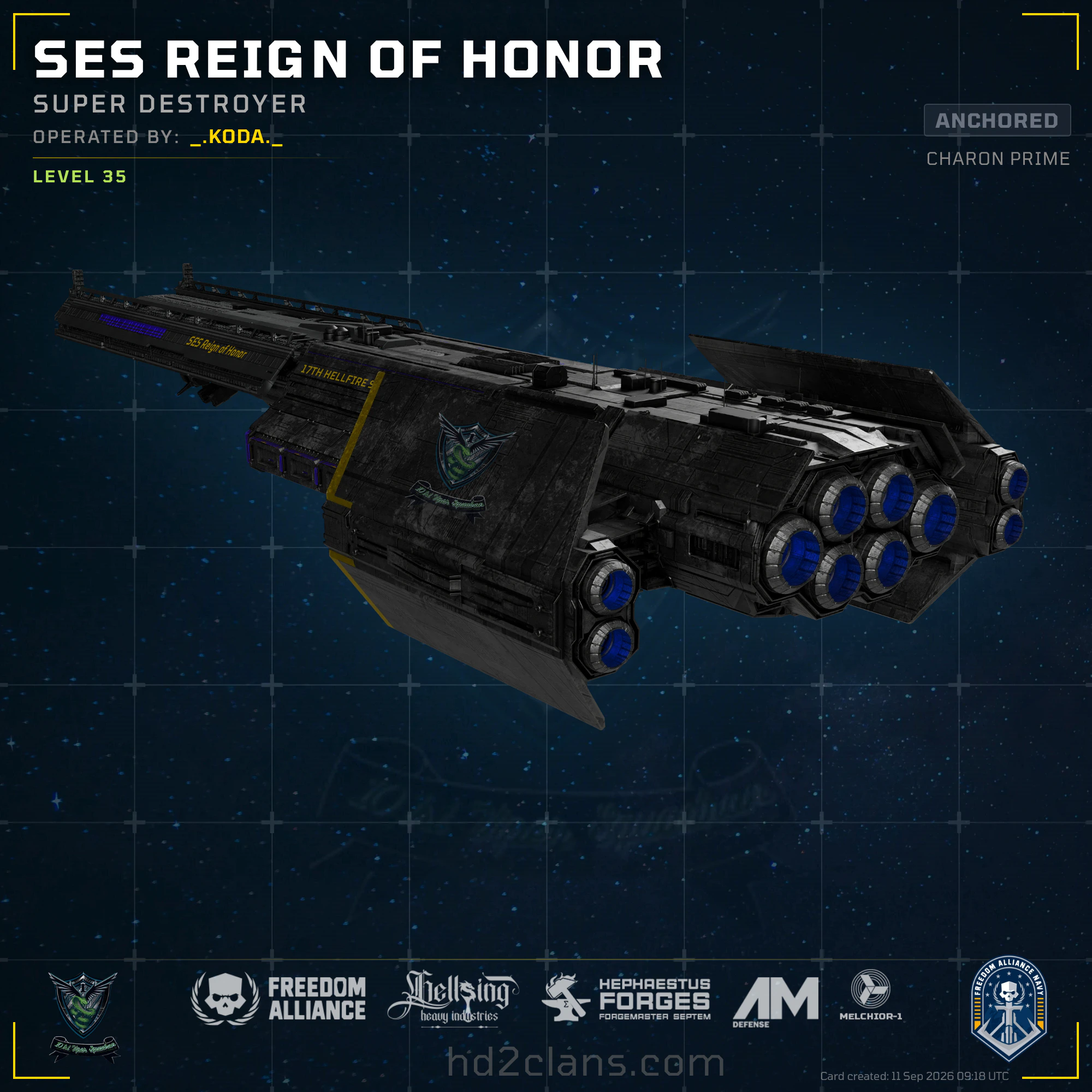 SES Reign of Honor