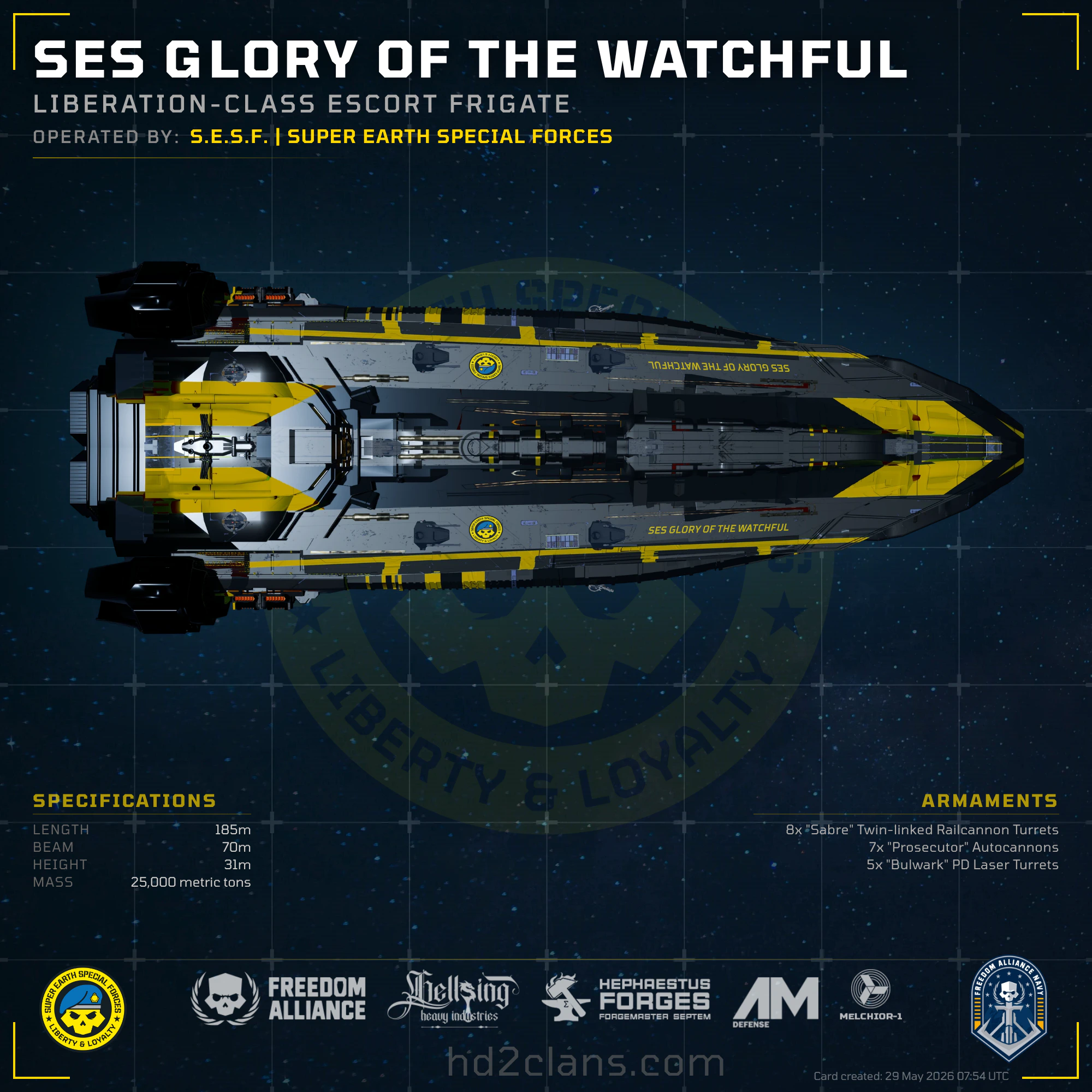 SES Glory of the Watchful
