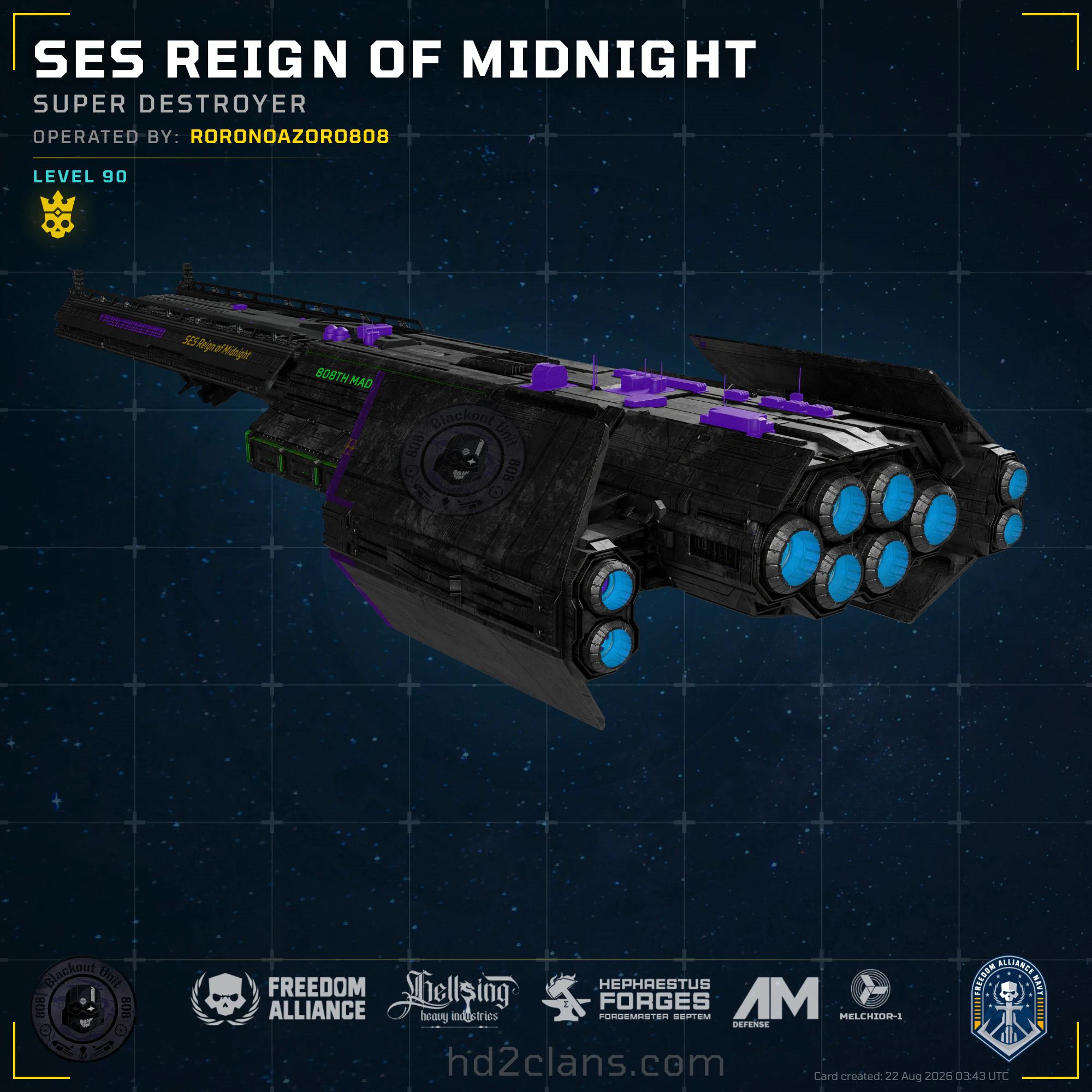 SES Reign of Midnight